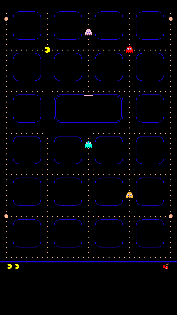 Hình nền iPhone 750x1334 Pac Man - Jeffrey Carl Faden