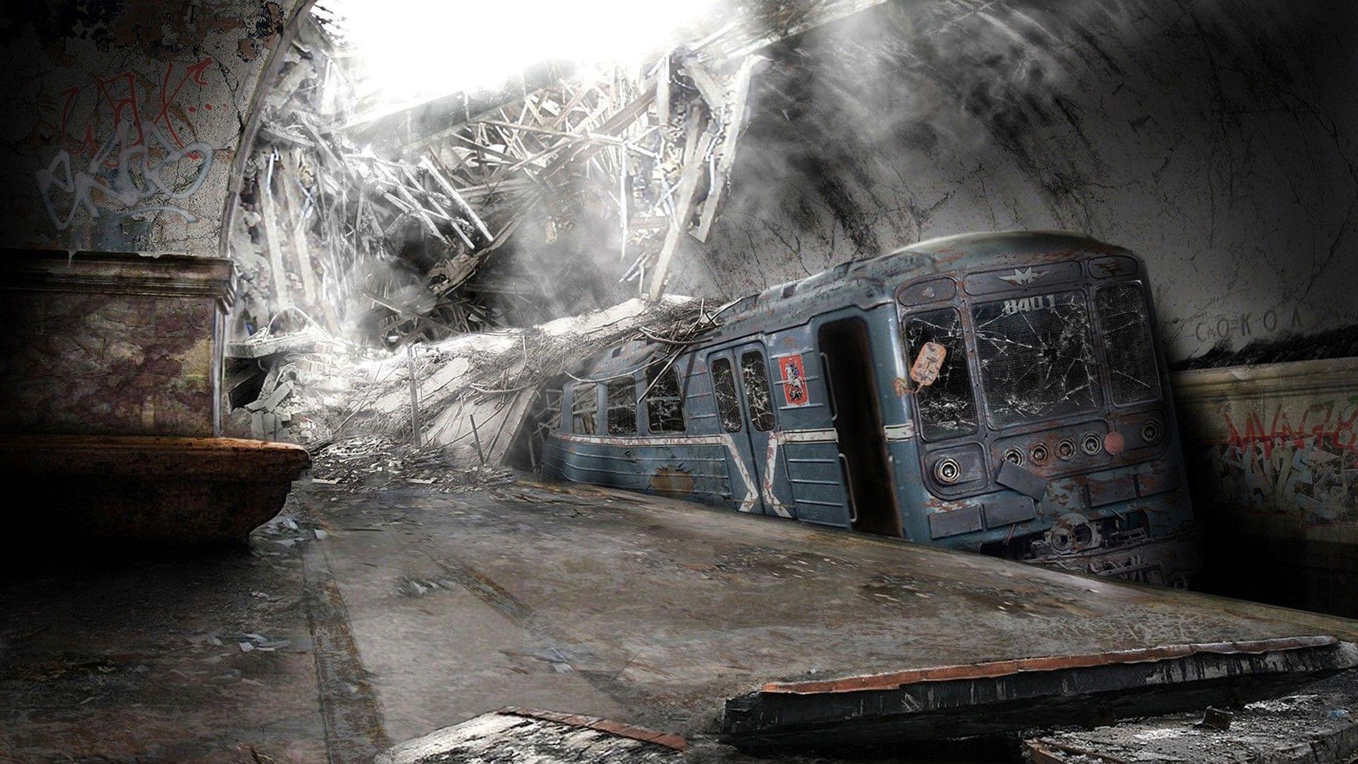 1920x1080 #apocalyptic, #destruction, #abandoned wallpaper. General
