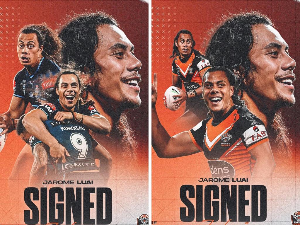 1024x768 Wests Tigers doctored Jarome Luai social media image leave Penrith Panthers fuming