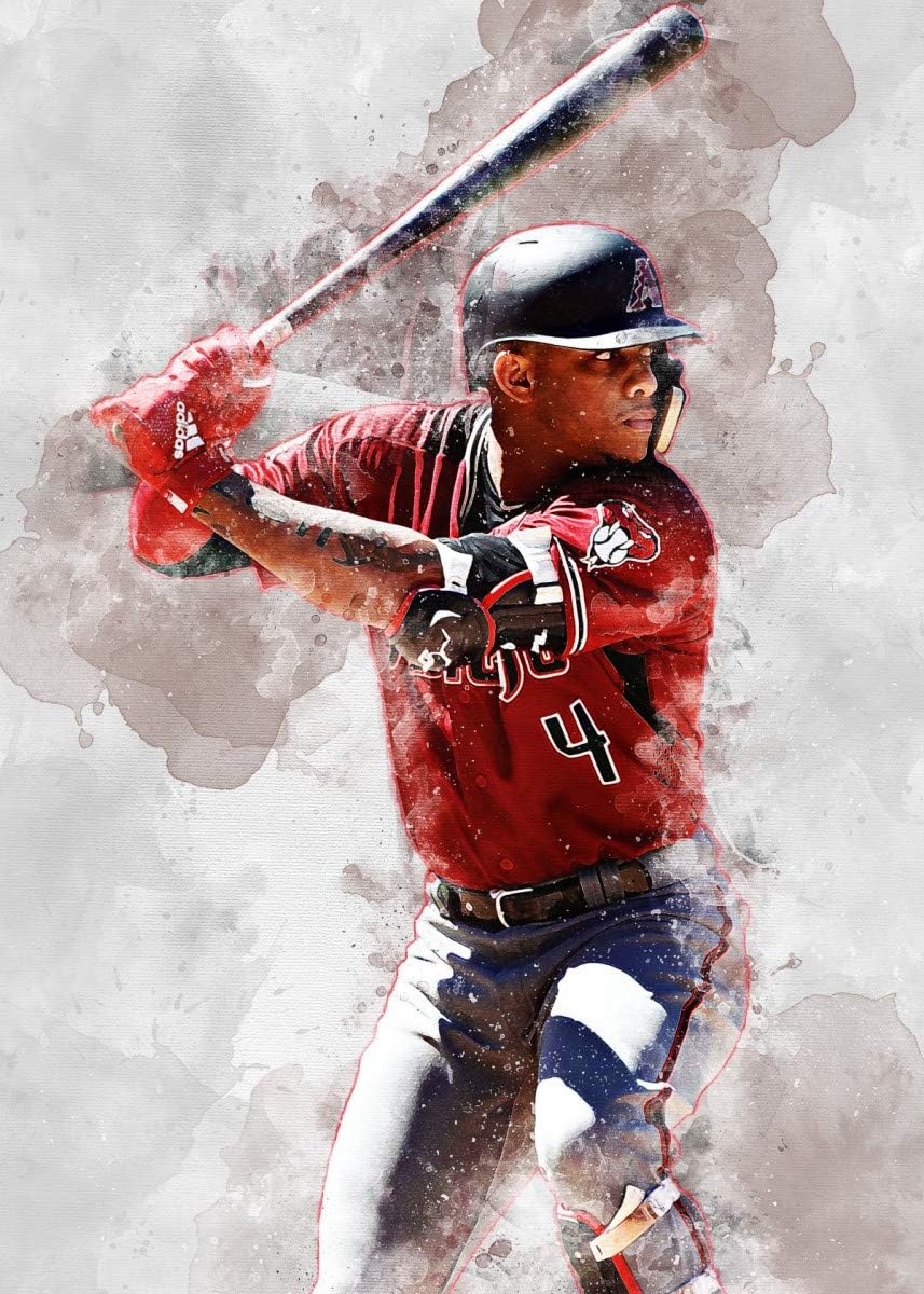 857x1200 Ketel Marte Arizona Diamondbacks Poster Print, Tanzania