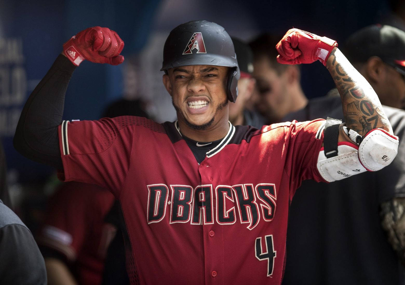 1560x1097 Download Ketel Marte Excited Wallpaper