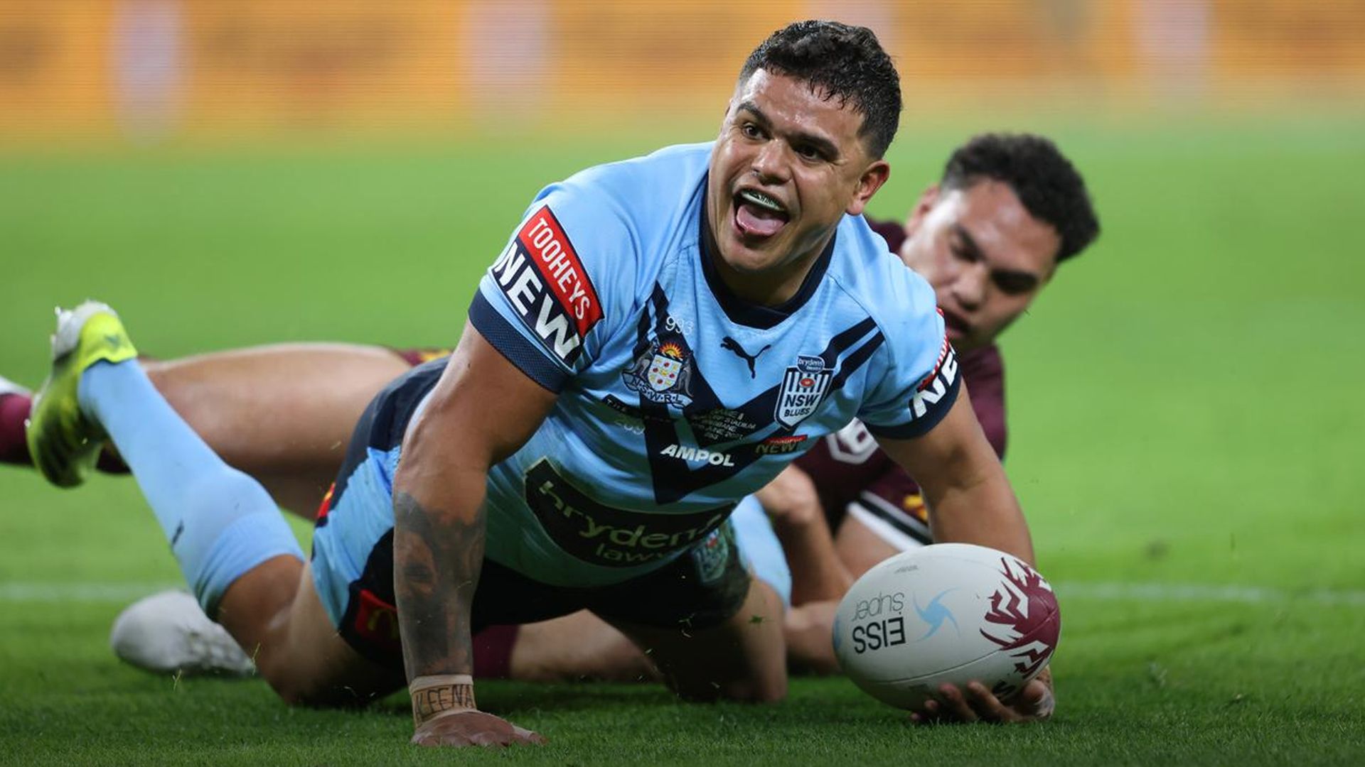 1920x1080 Best In Blue: Latrell Mitchell Is Finally Making State Of Origin His Own Personal Playground. The Sporting Base