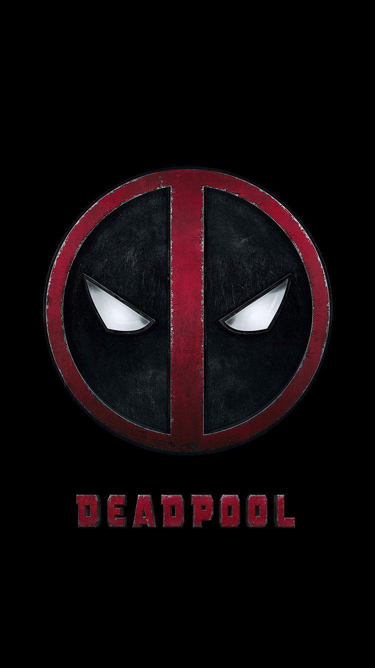 750x1334 iPhone7 wallpaper. deadpool logo dark art hero