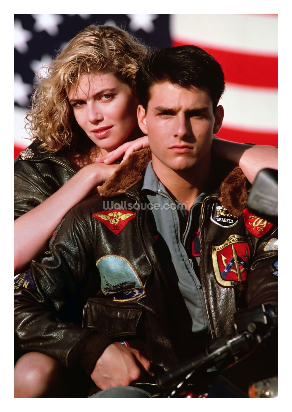 1000x1414 Tom Cruise & Kelly McGillis (Top Gun) Poster