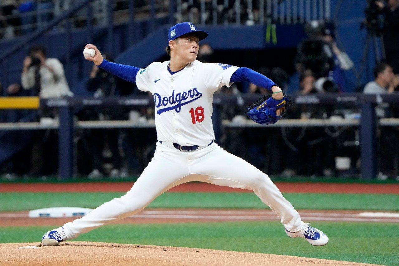 1280x853 Yoshinobu Yamamoto lasts 1 inning in Dodgers debut, gives up 5 runs to Padres