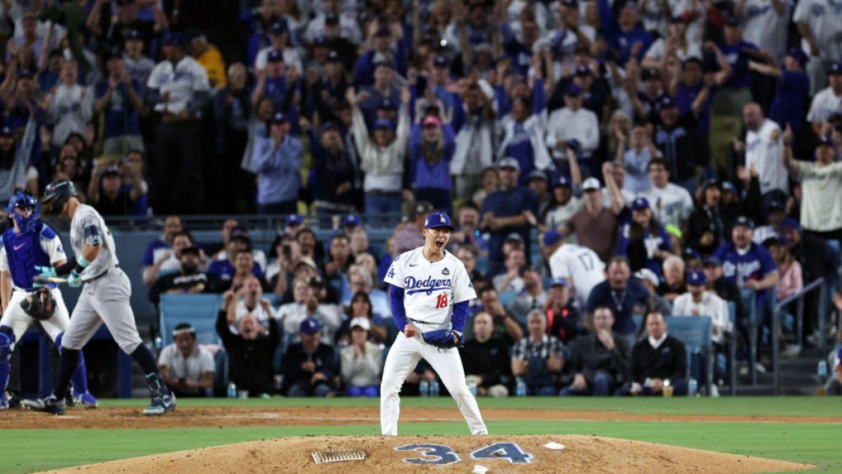 1200x675 Dodgers World Series: Yoshinobu Yamamoto Dazzles In World Series Debut, Stifles Yankees Prolific Lineup To Lead Dodgers In Game And 2 0 Series Advantage