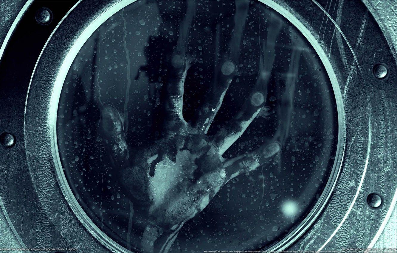 1332x850 Wallpaper drops, rain, the game, hand, Resident evil, game