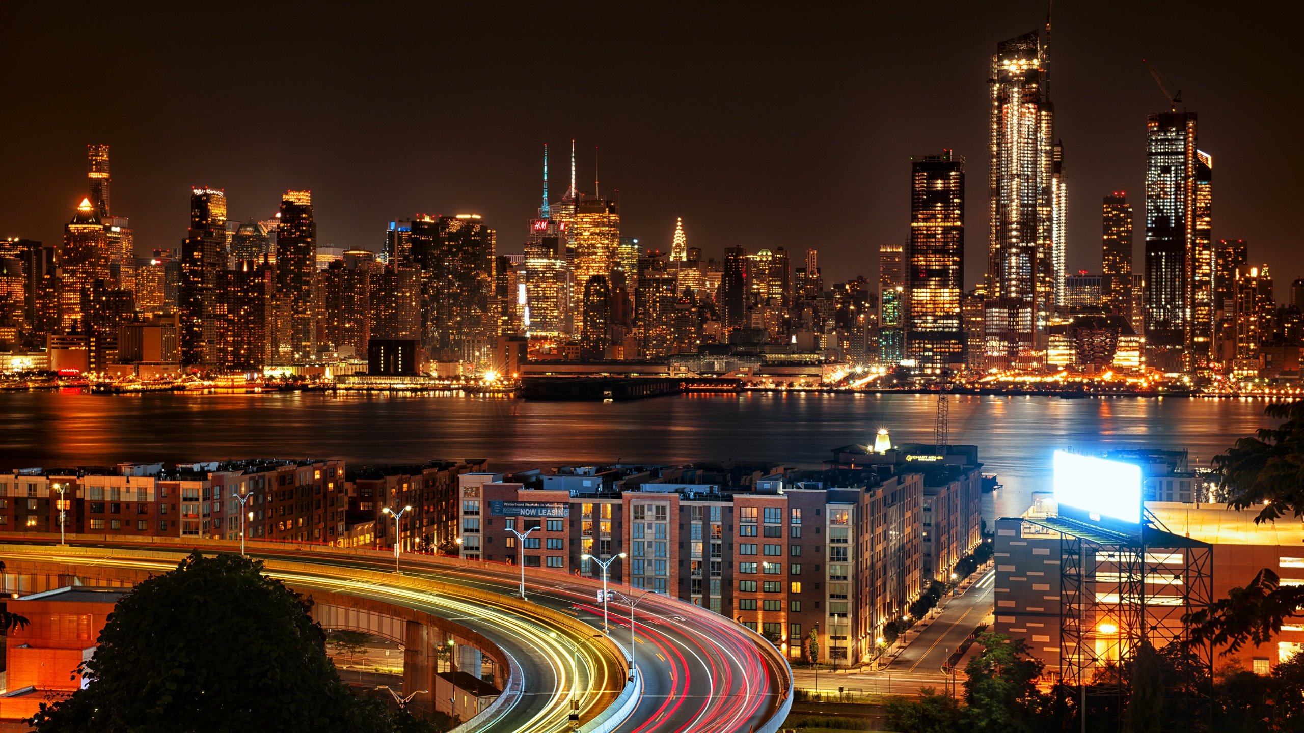 2560x1440 New York City Wallpaper 4K, New Jersey, Cityscape