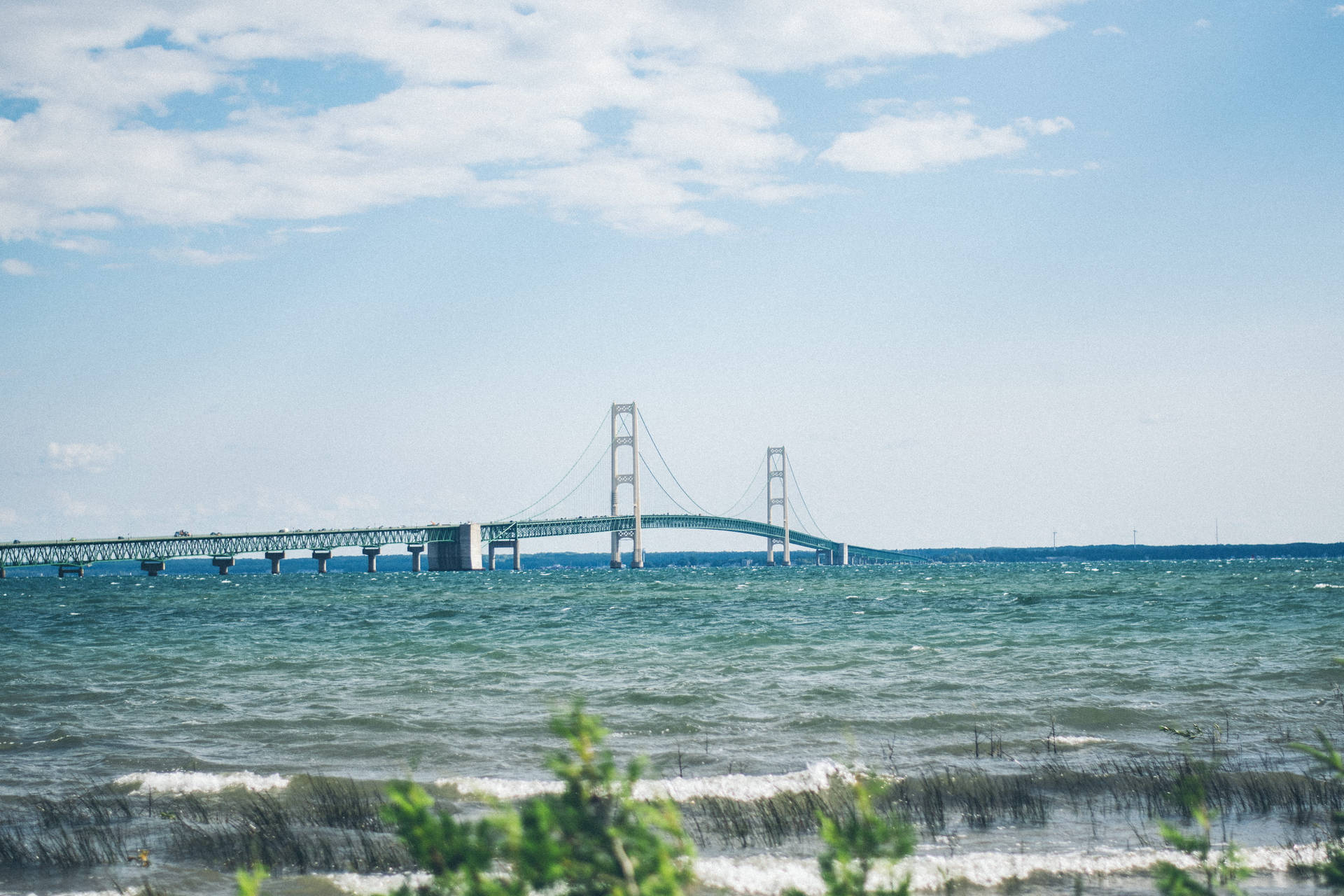 1920x1280 Mackinac Bridge Wallpaper