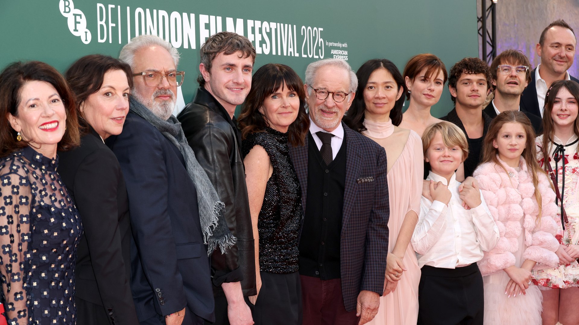 1920x1080 Chloé Zhao, Steven Spielberg and 'Hamnet' Cast at London Film Festival