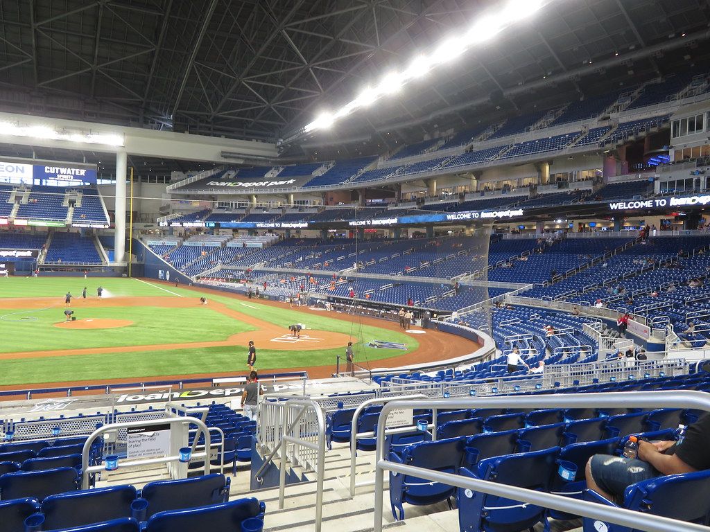 1024x768 LoanDepot Park, Home of the Miami Marlins, Miami, Florida