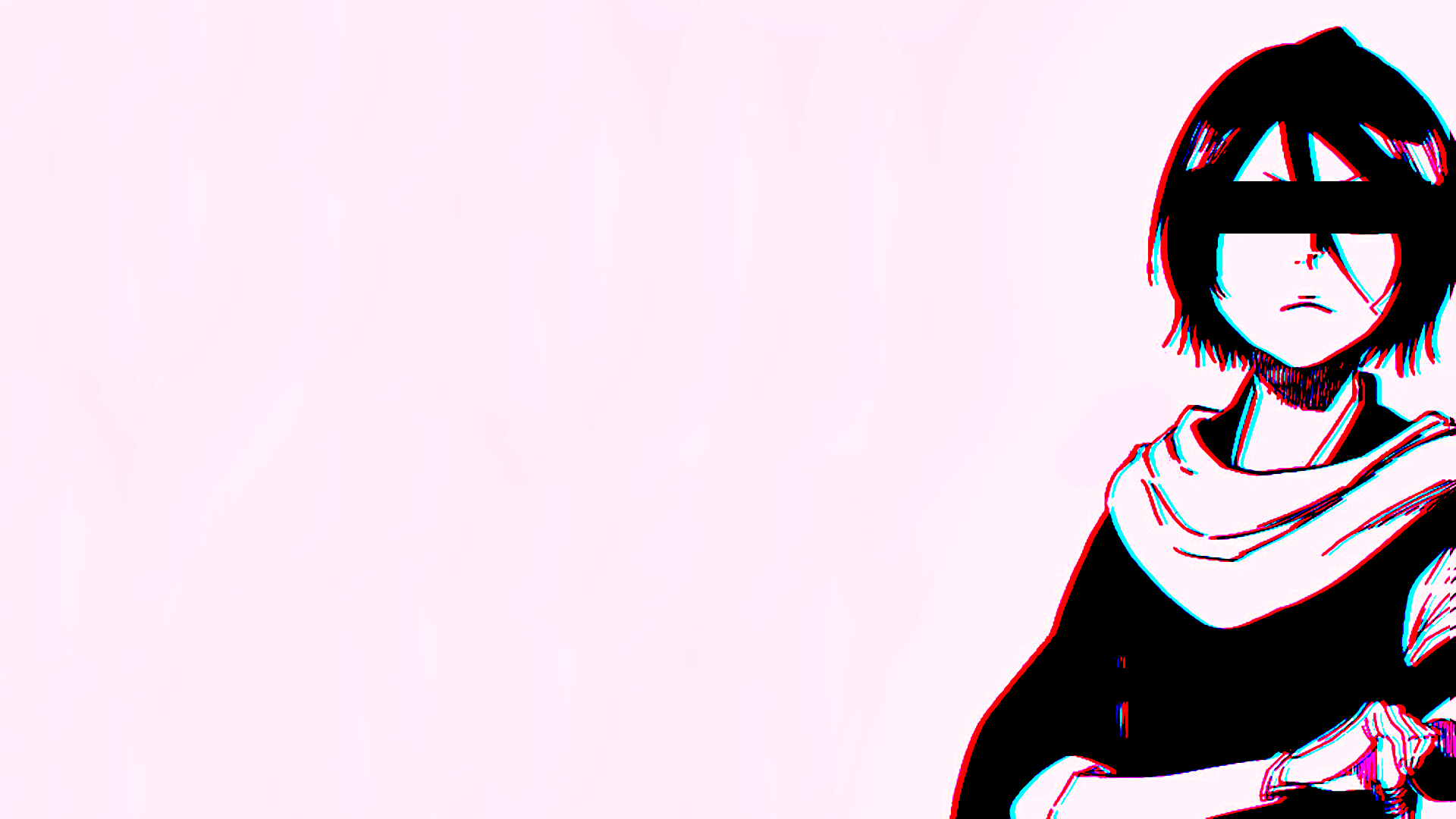 1920x1080 General 1920x1080 Bleach Kuchiki Rukia simple background chromatic