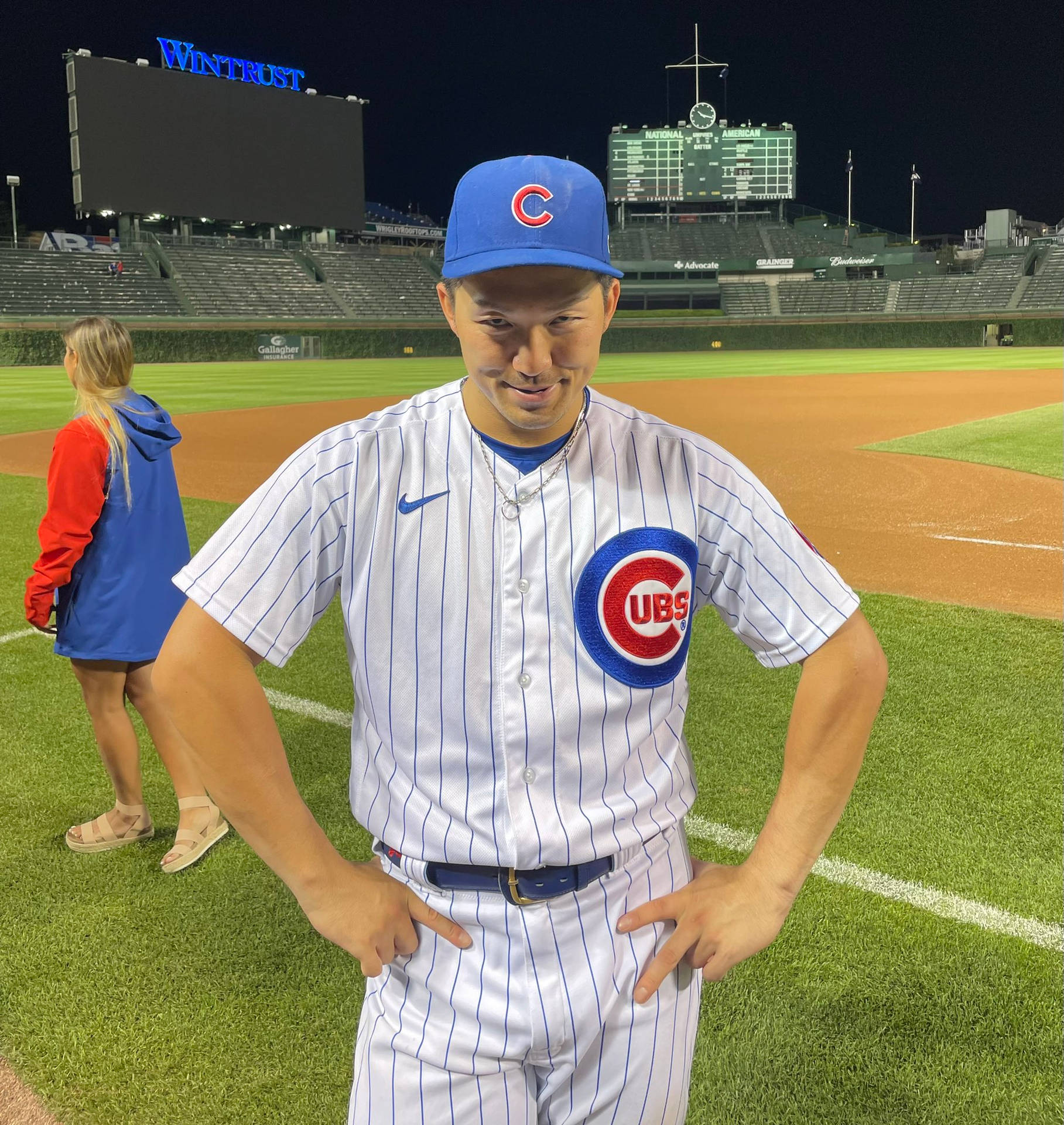 1817x1920 Download Chicago Cubs Player Seiya Suzuki Wallpaper