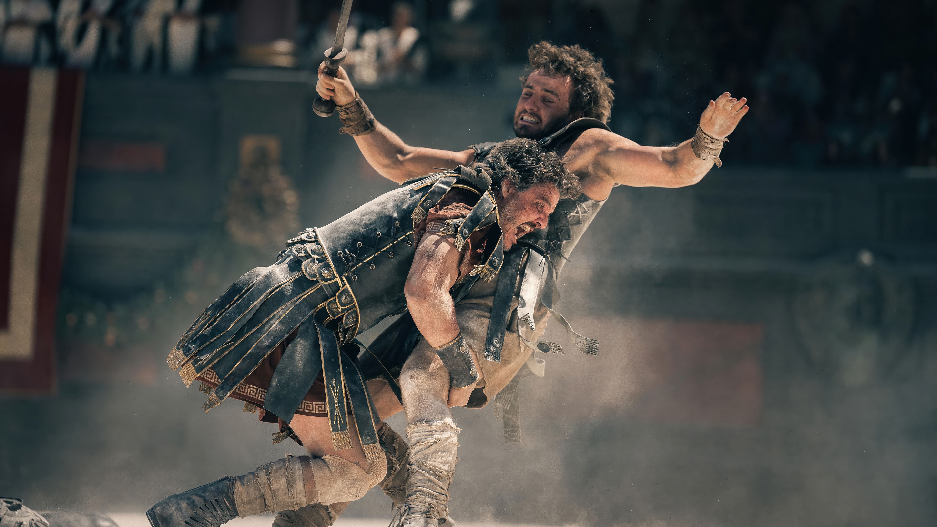3840x2160 Gladiator 2 General Acacius vs. Lucius Wallpaper 4K HD PC b