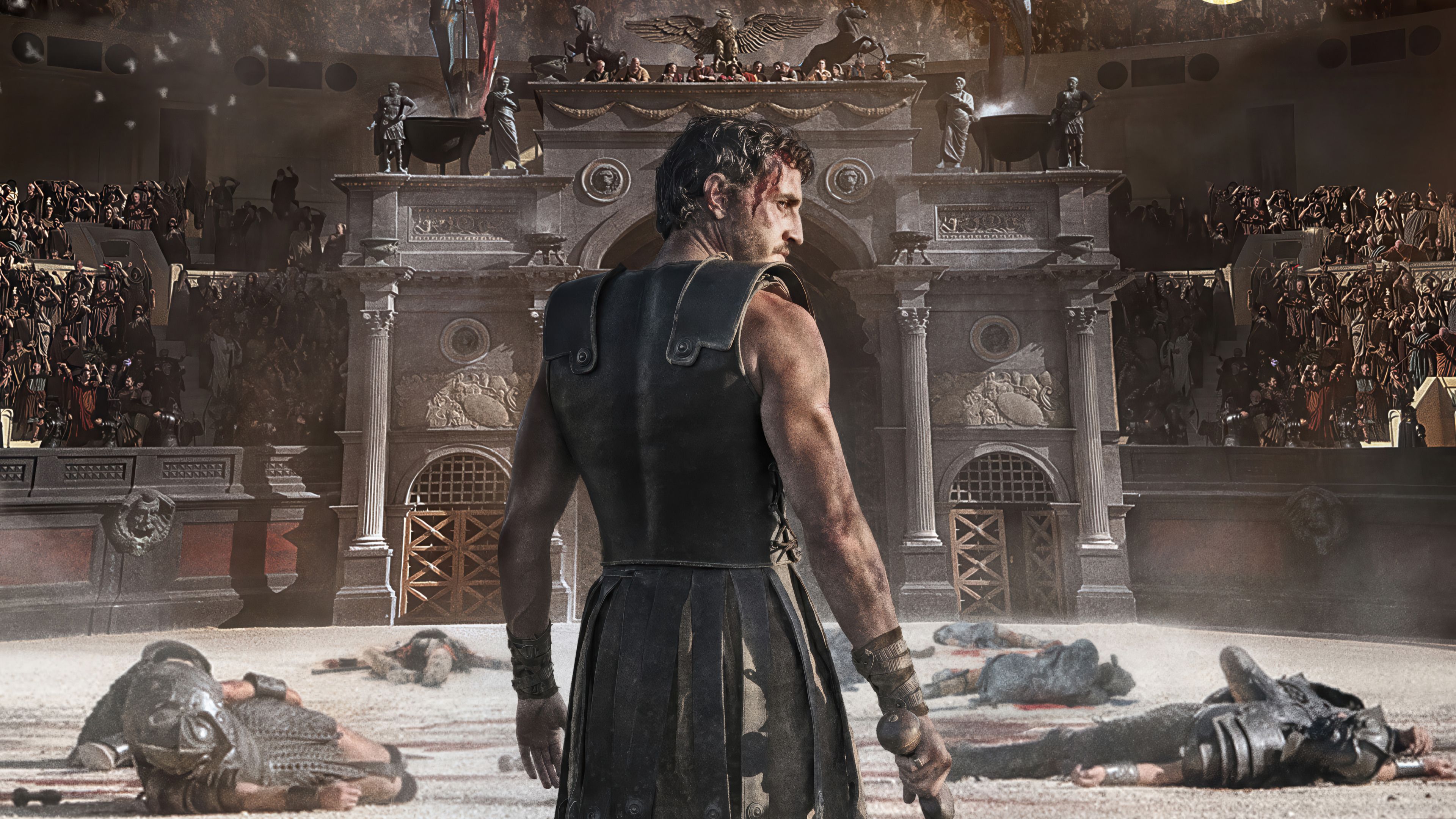 3840x2160 Gladiator 2 Lucius Paul Mescal Wallpaper 4K HD PC b