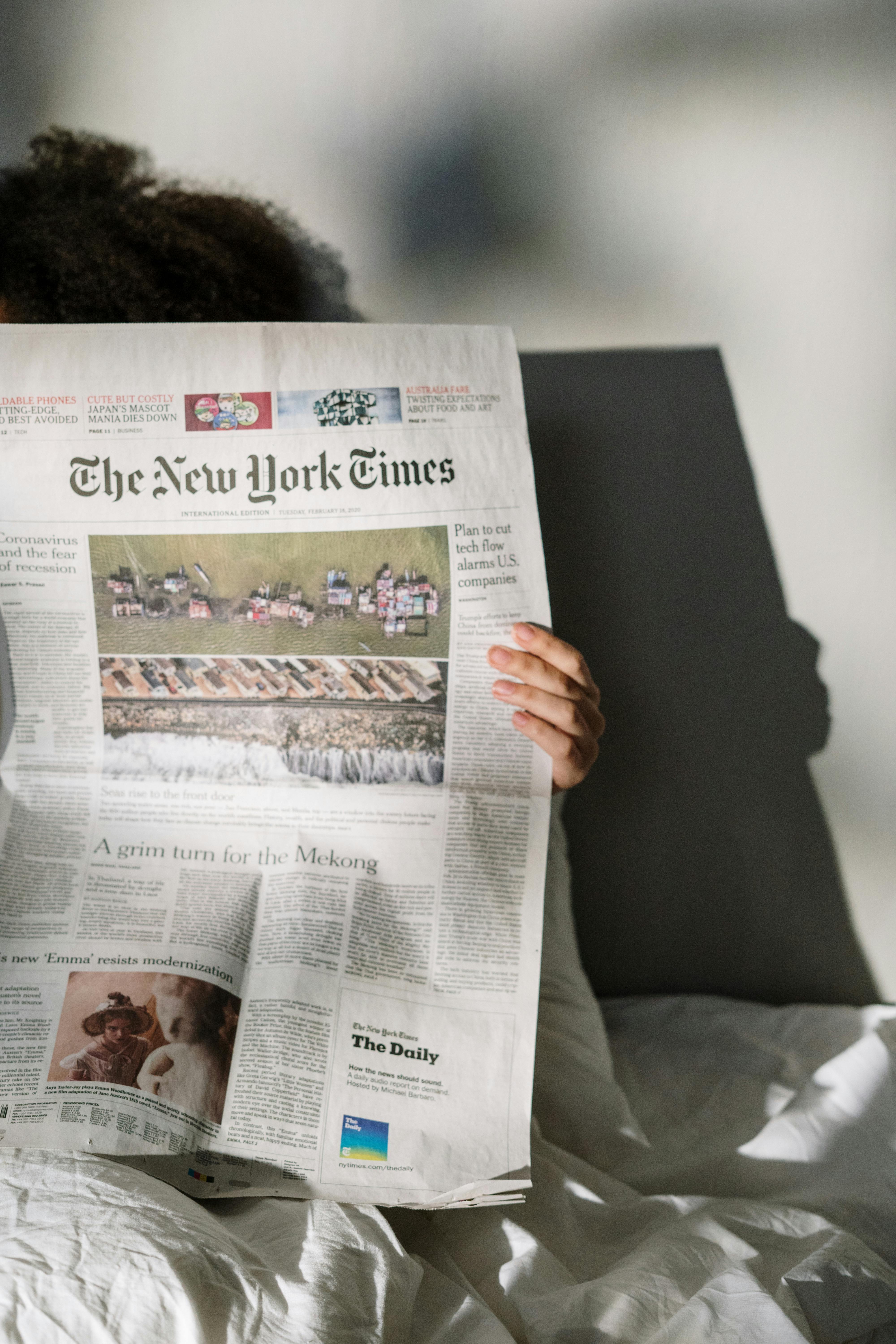 4000x6000 The New York Times Newspaper · Free