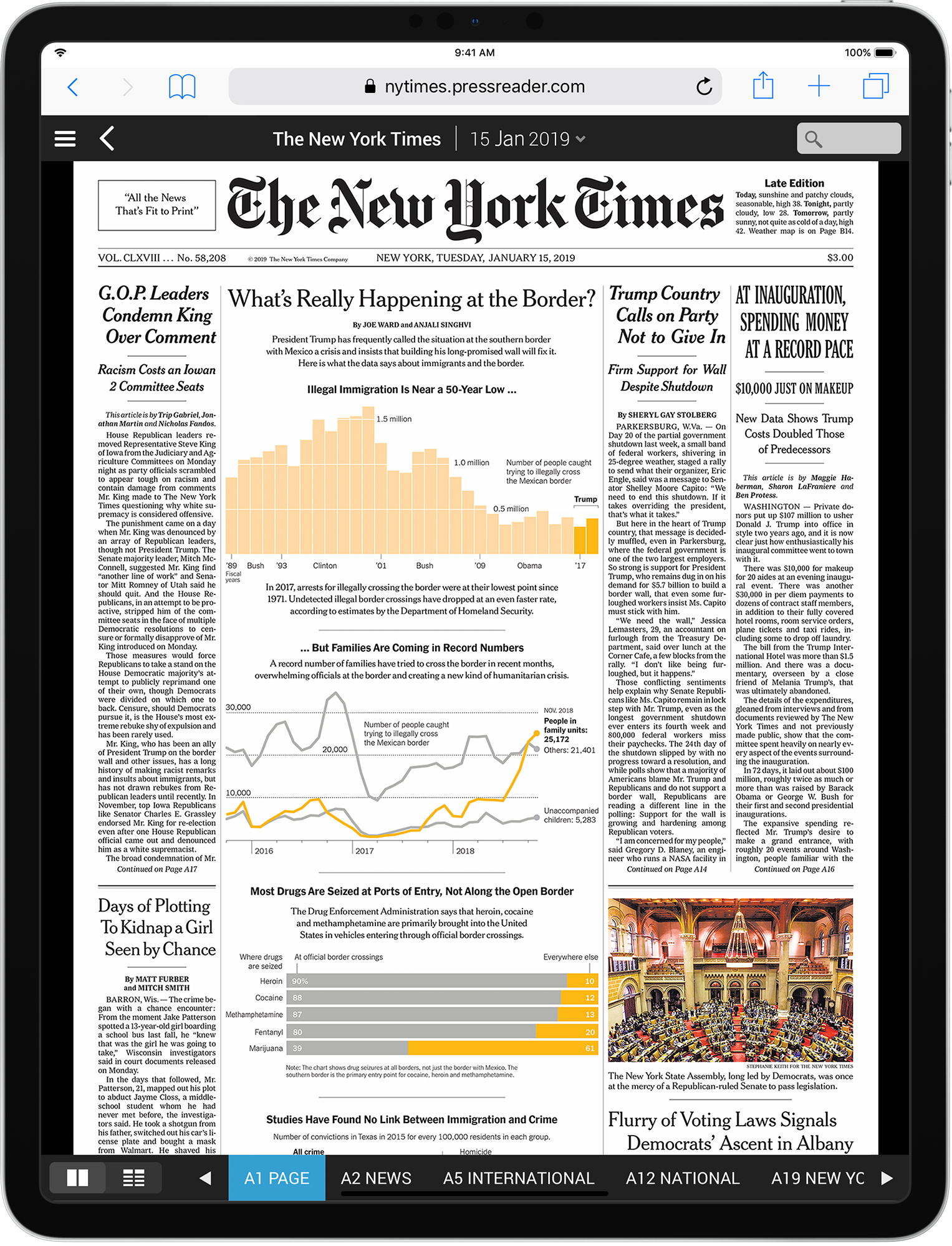 1527x1998 The New York Times Replica Edition