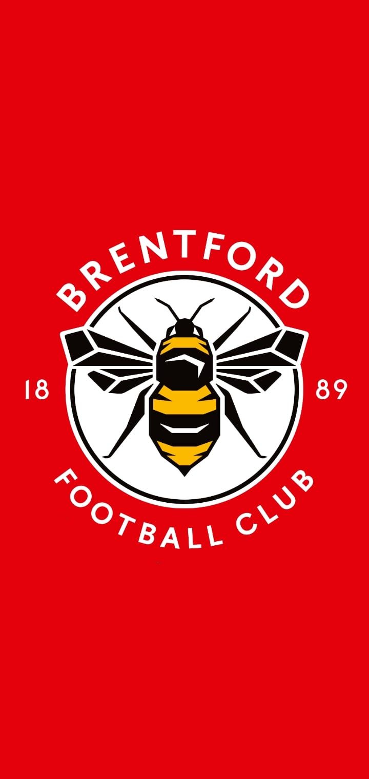 720x1520 BRENTFORD LOGO WALLPAPER