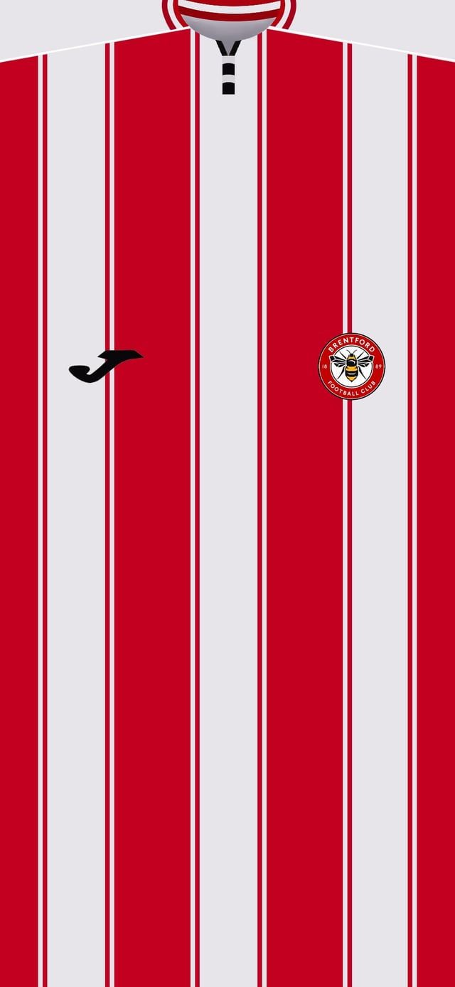 640x1387 A Phone Wallpaper I Made For The 2025 26 Brentford Kit