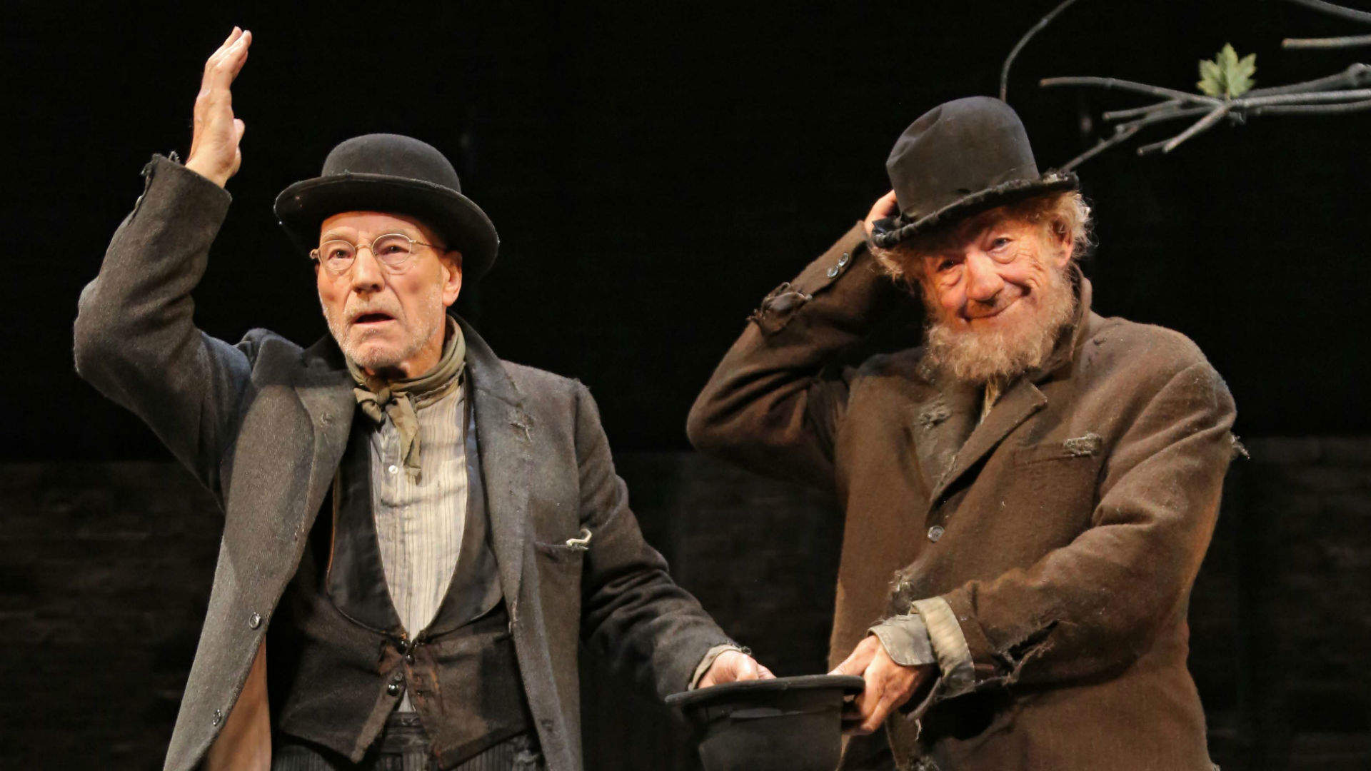1920x1080 Ian McKellen and Patrick Stewart delight in the eternal puzzles of No Man's Land