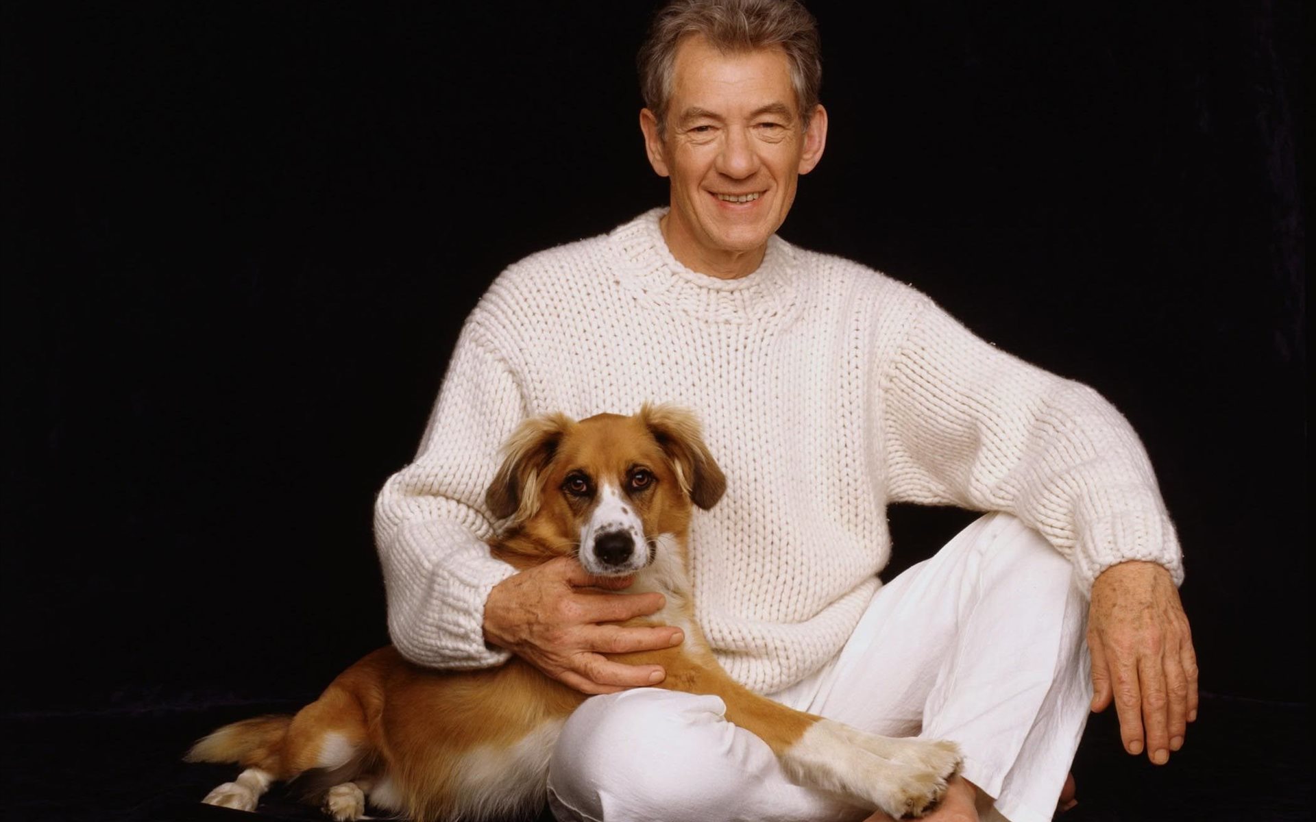 1920x1200 Wallpaper Ian McKellen, Ian McKellen, Sir Ian Murray McKellen, British actor, Sir Murray McKellen for mobile and desktop, section мужчины, resolution 1920x1200
