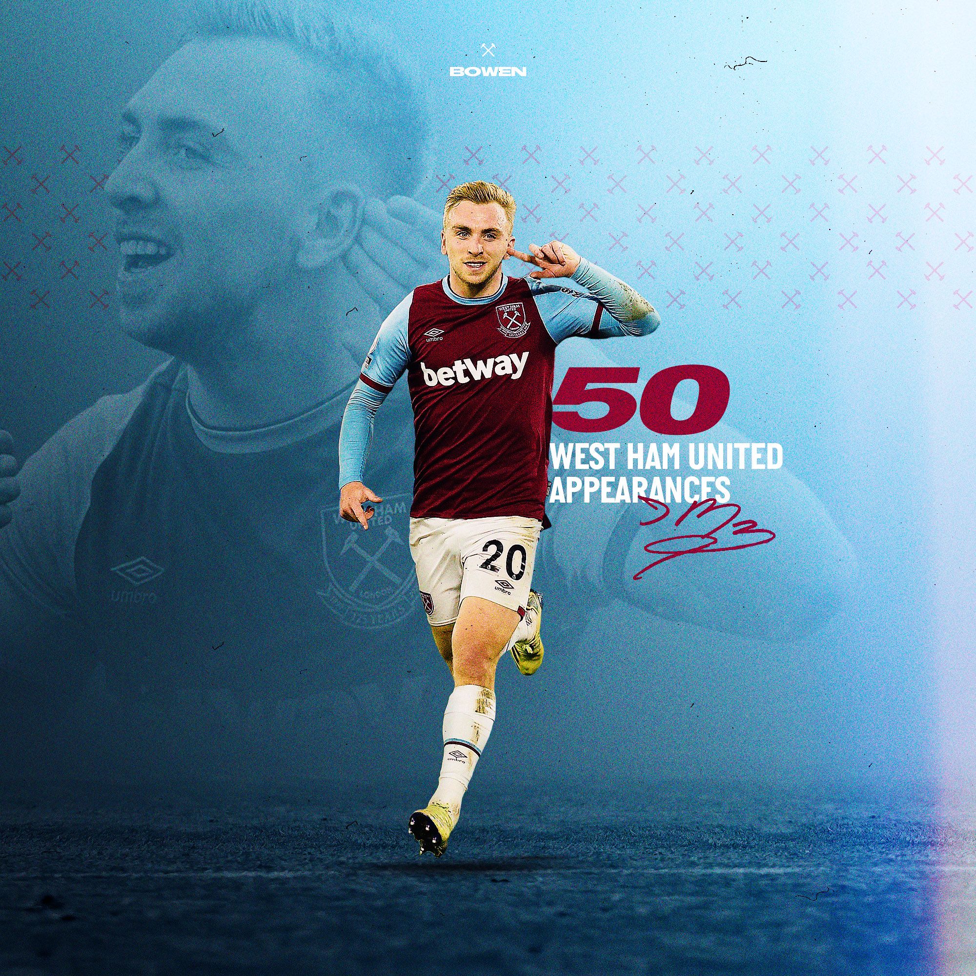 2000x2000 Jarrod Bowen Wallpaper