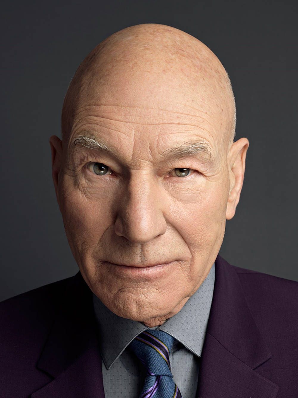 1000x1335 Download Patrick Stewart Straight Face Wallpaper