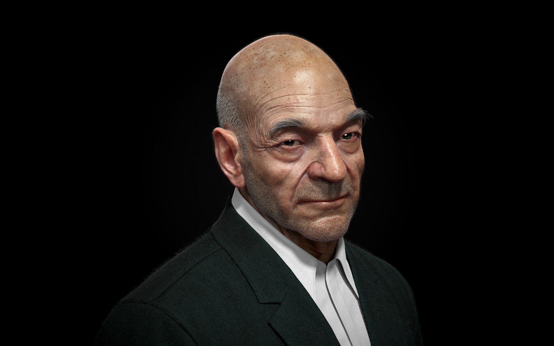 1920x1200 Patrick Stewart