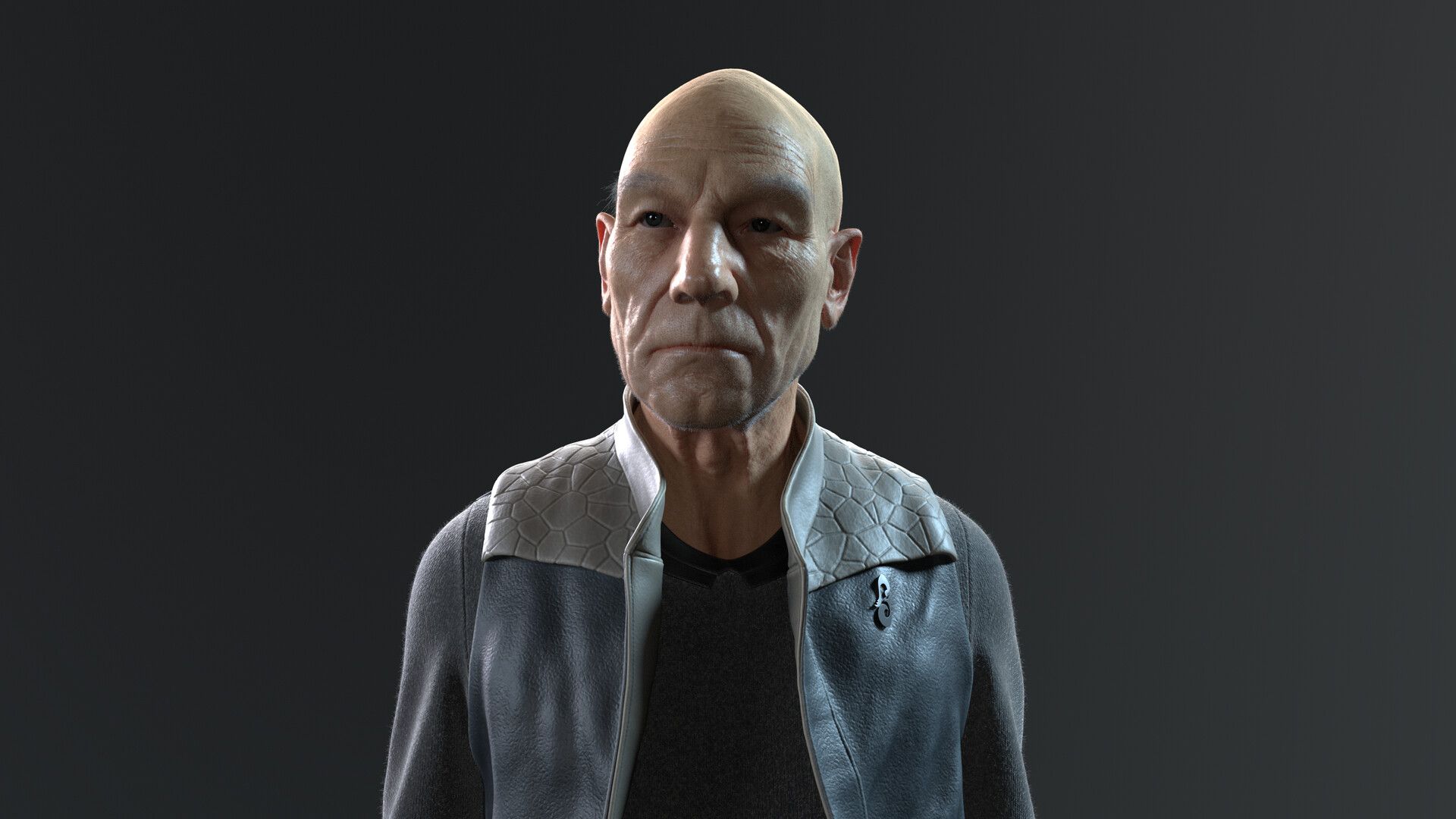 1920x1080 Patrick Stewart as Pickard