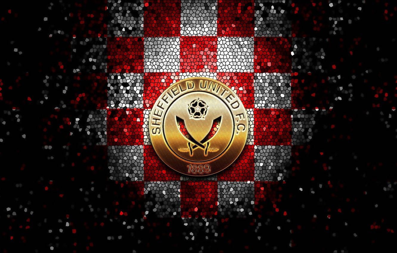 1332x850 Download Sheffield United Golden Circular Logo Wallpaper