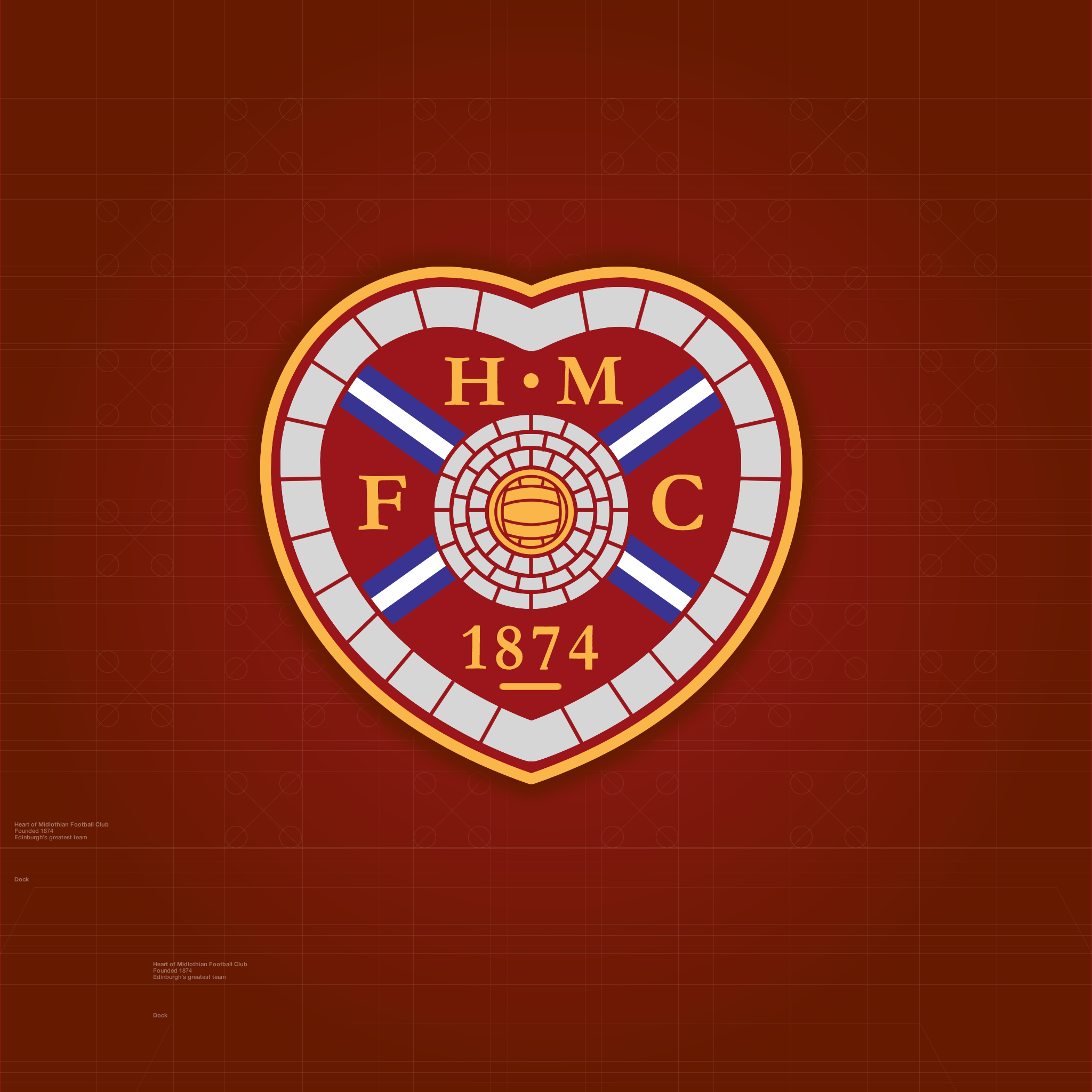 2048x2048 Heart Of Midlothian F.C. Wallpaper