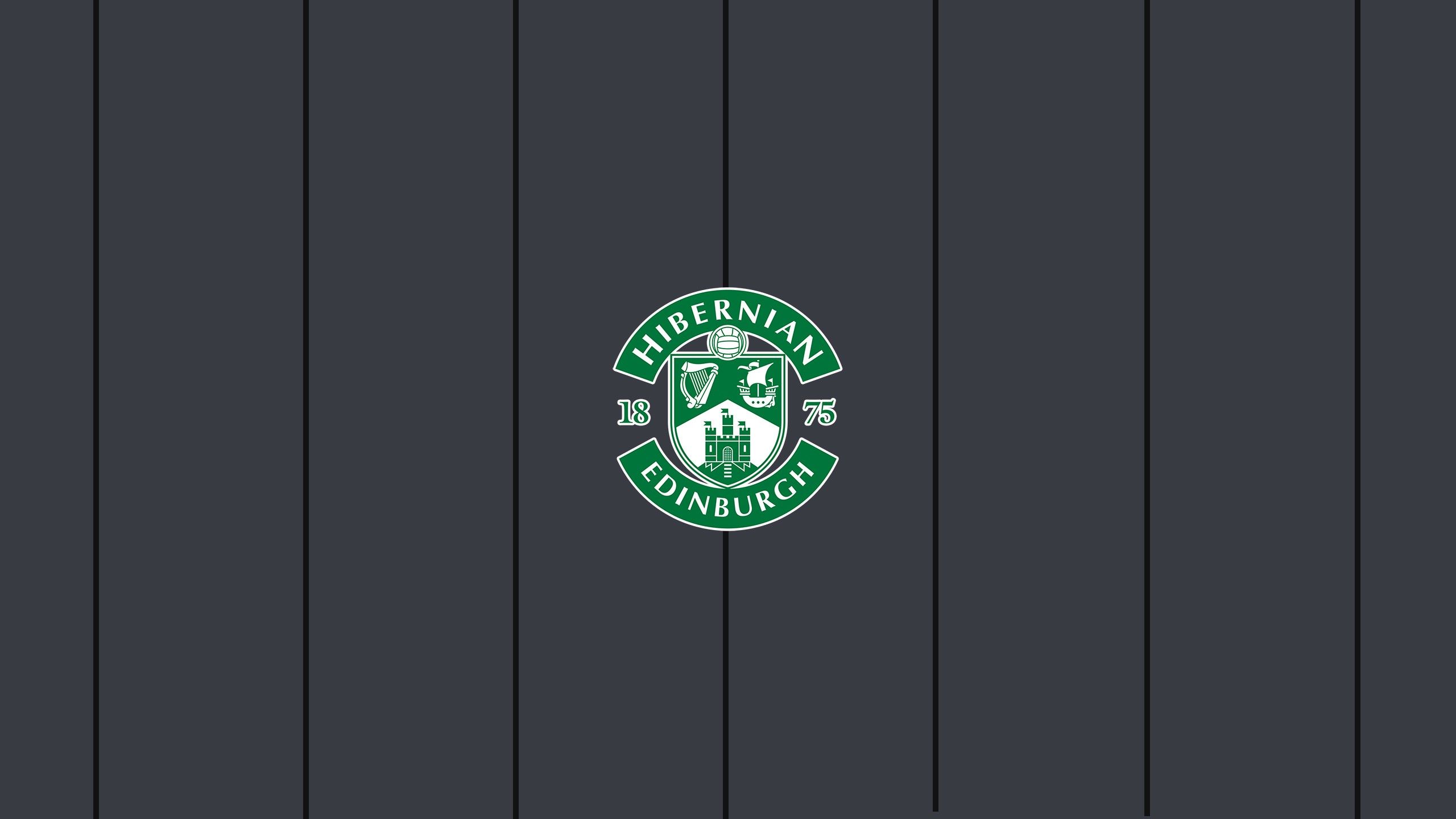 2560x1440 Emblem Logo Soccer HD Hibernian F.C Wallpaper