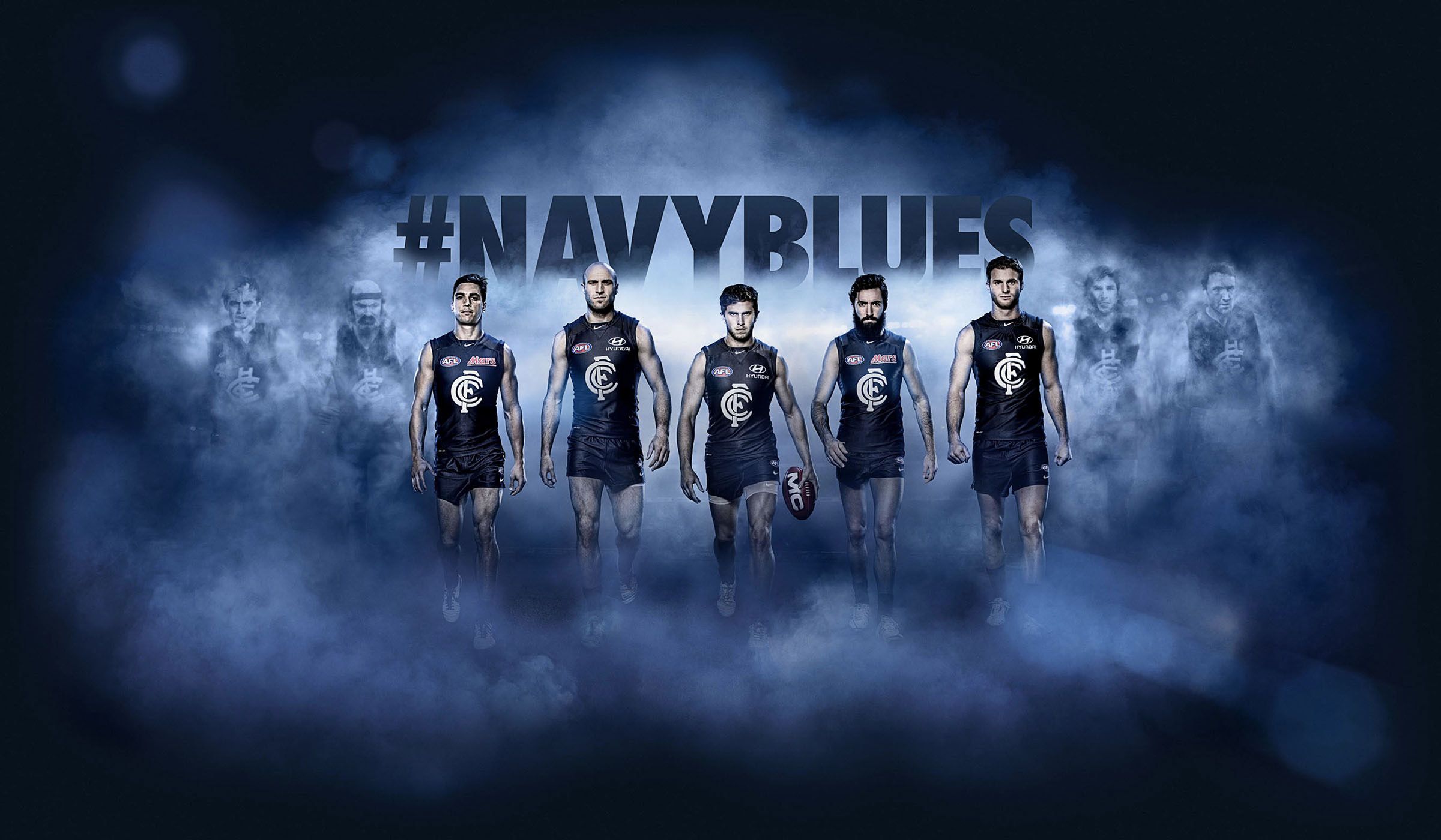 2400x1400 Cartlon Football Club Year. Creative Retouching. High End Image Creation & Production Melbourne