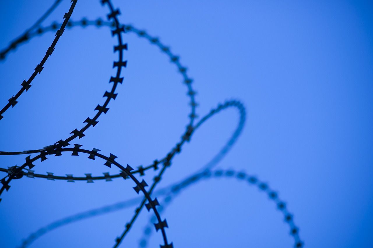 1280x853 Blue Abstract Phone Barbed