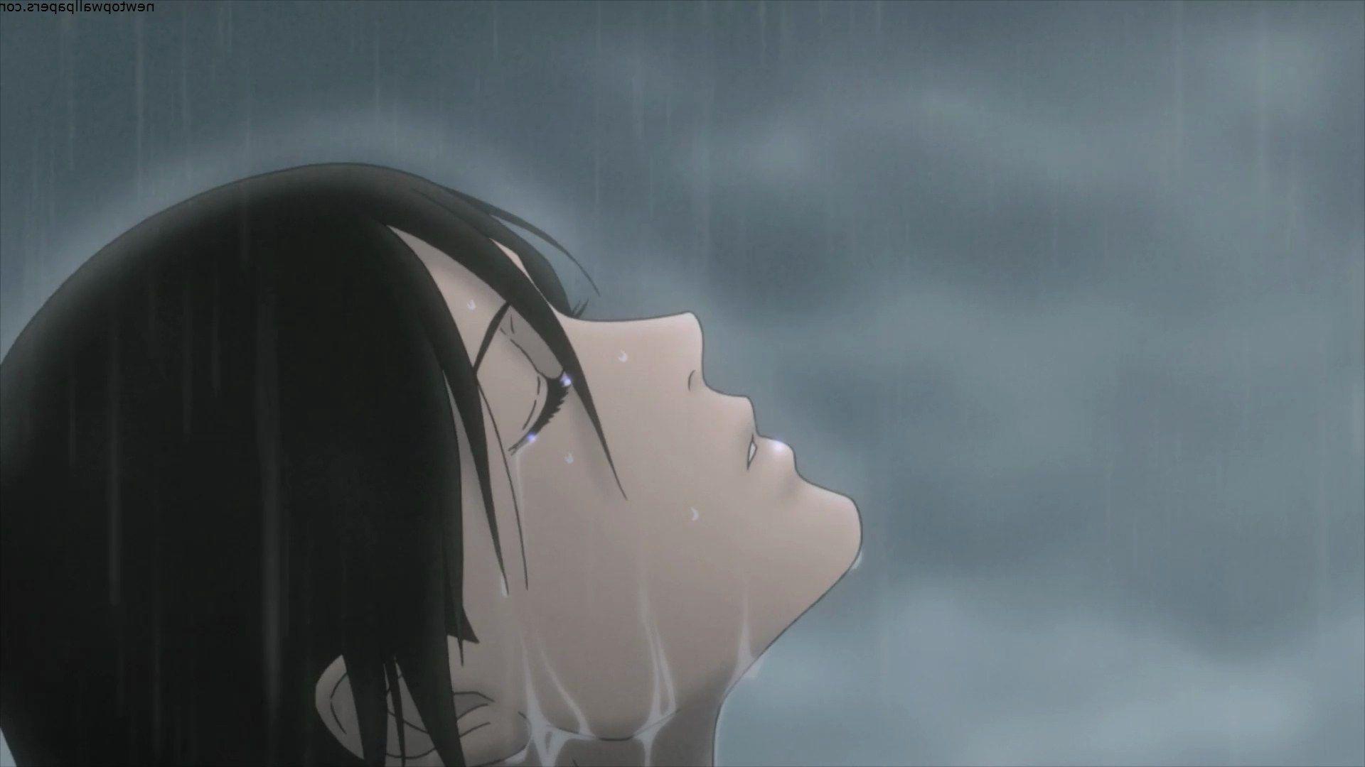Nguồn tải xuống 1920x1080 Drawn Rain Alone Boy 5 - Crying Anime Boy HD, HD
