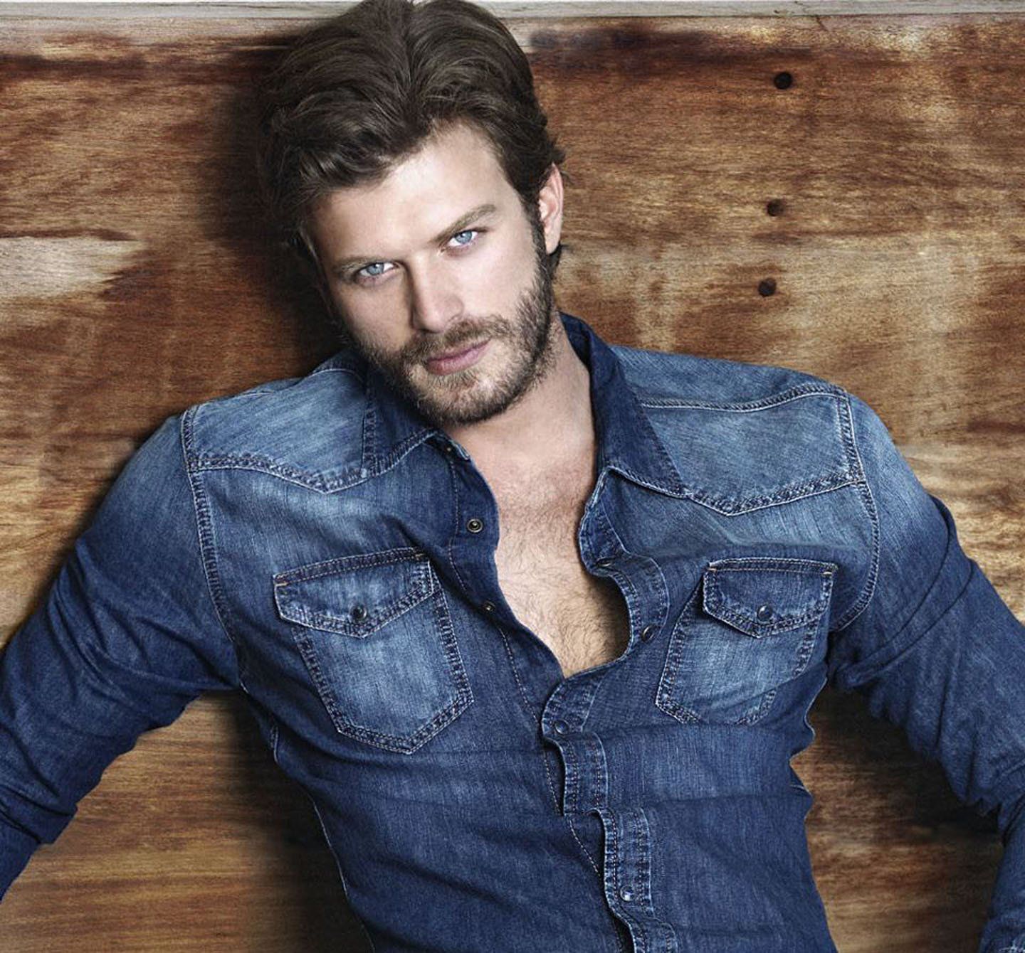 1440x1340 kivanc tatlitug, Turkish, Actor, Handsome, Blue, Eyes, Jacket, Model Wallpaper HD / Desktop and Mobile Background