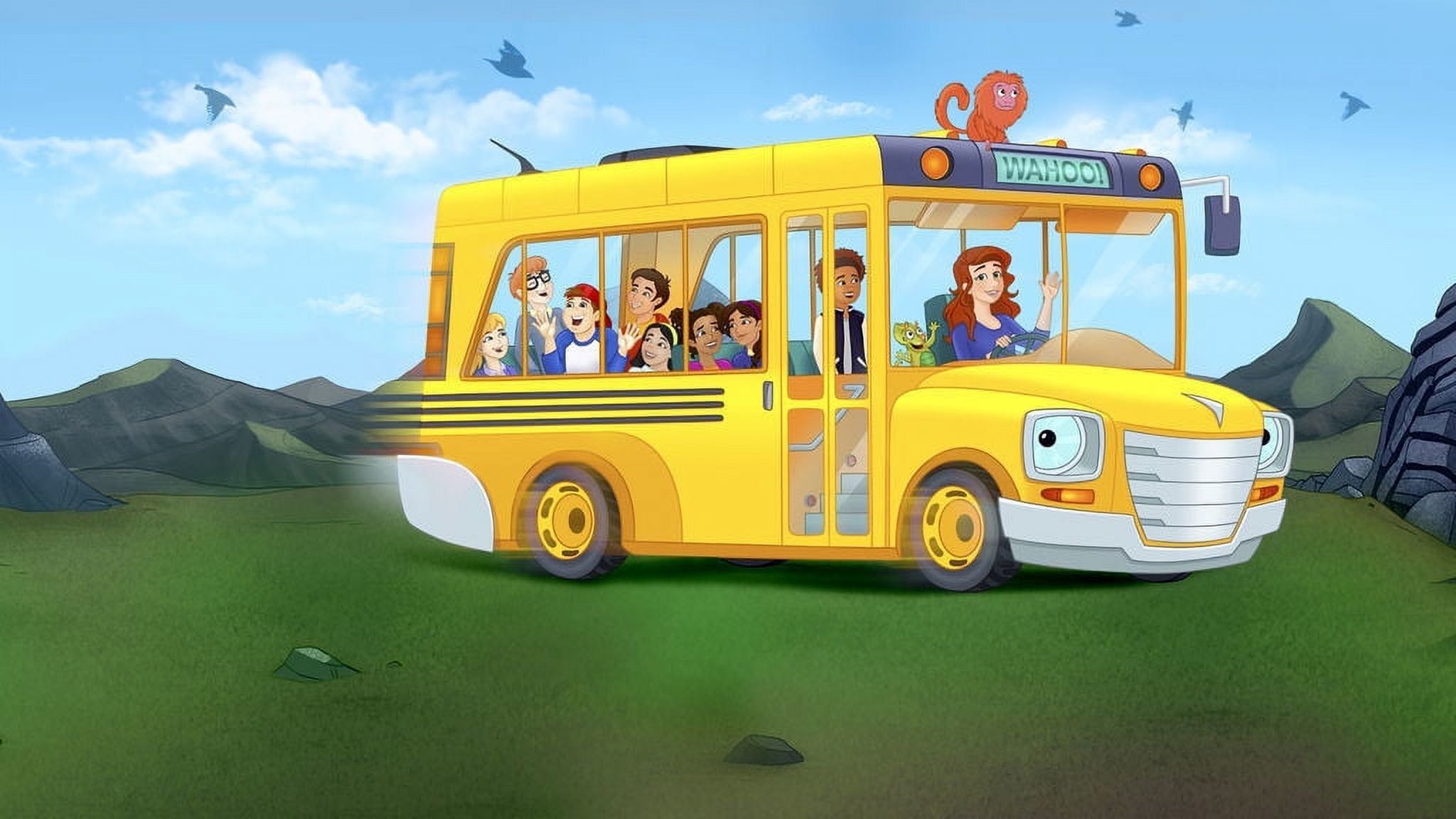 2048x1152 The Magic School Bus Rides Again Ms. Frizzle Edible Cake Topper Image ABPID00148V2
