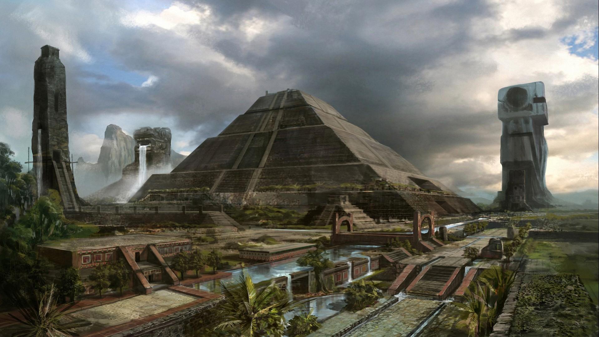 1920x1080 Mesoamerican city