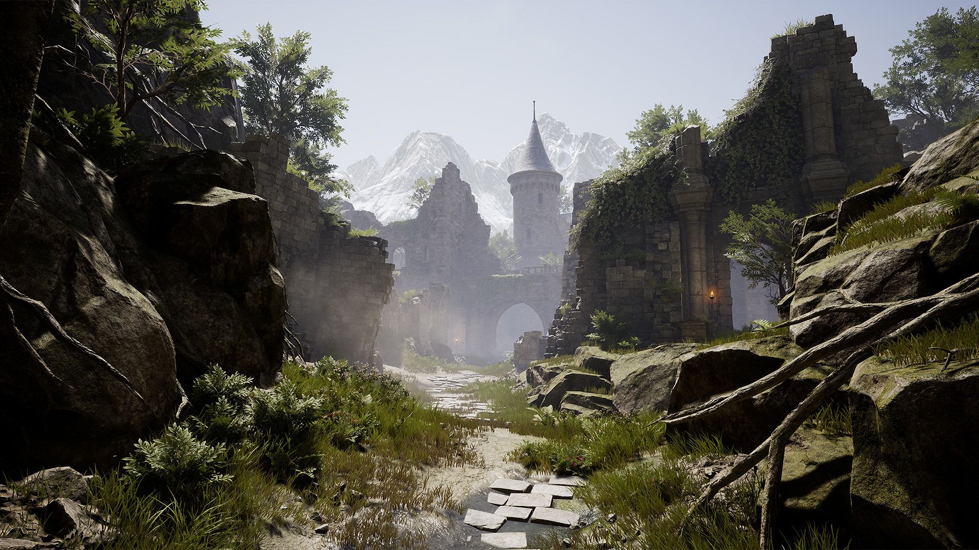 1920x1080 Lordenfel: Overgrown Ruins (2). Image - Behance