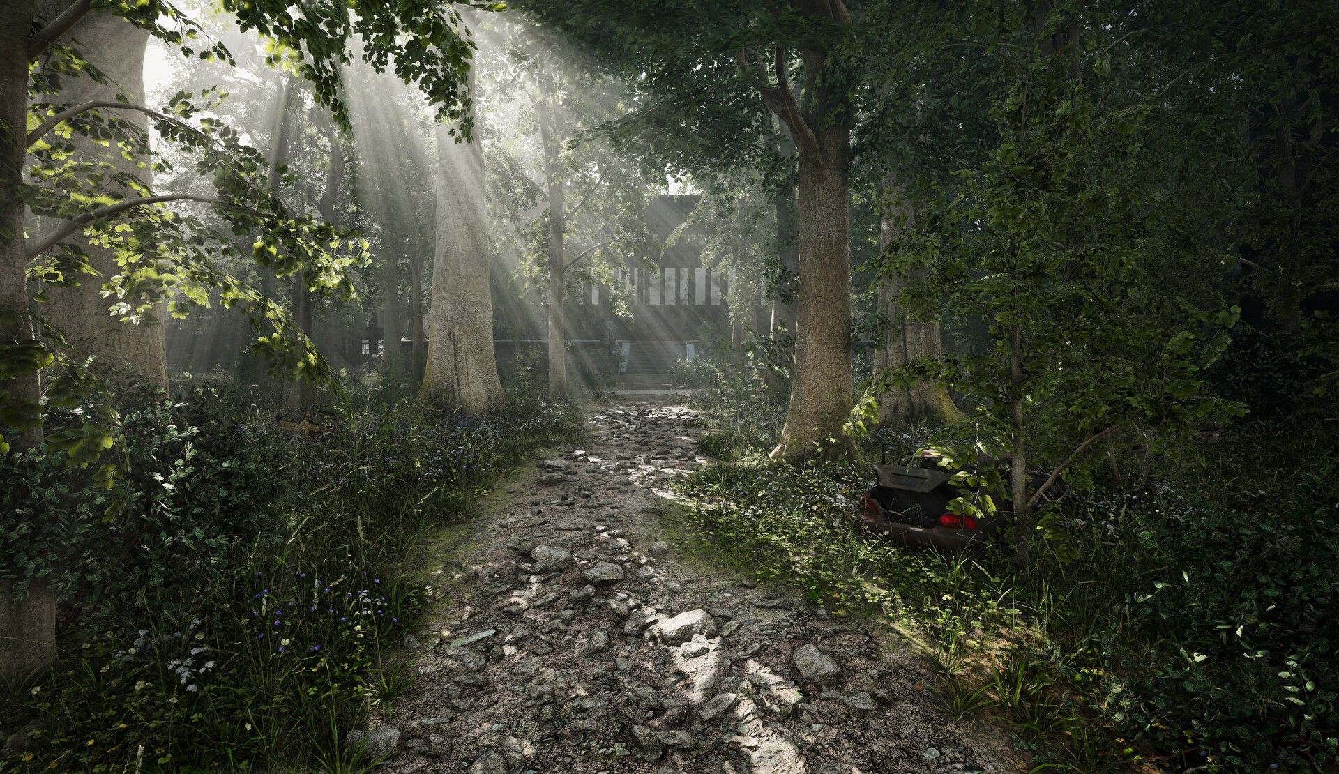 1920x1110 Ghost Design City Ruins / Unreal Engine 4