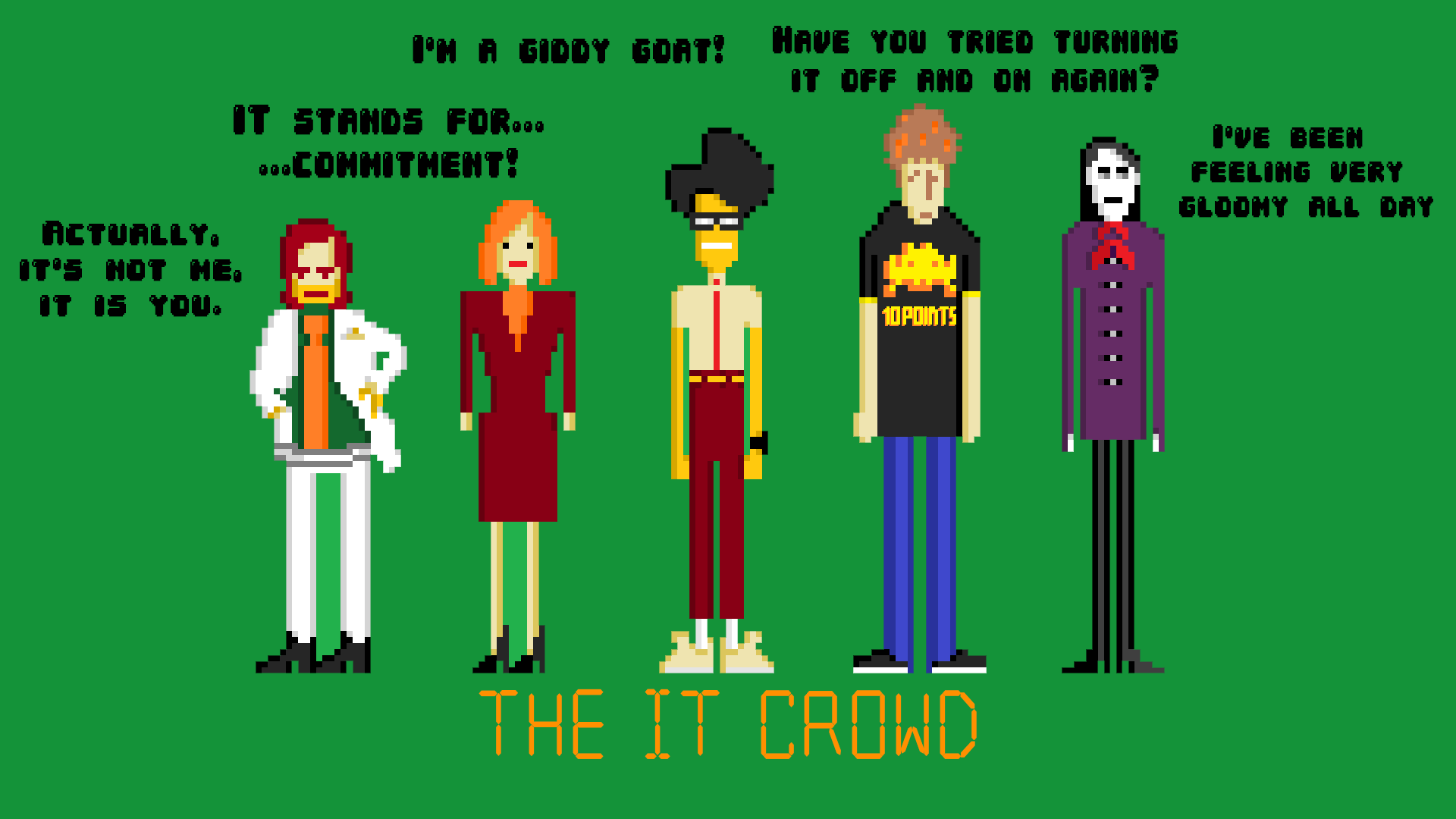 1920x1080 Made this wallpaper if you like the IT corwd! Took 6hrs :)