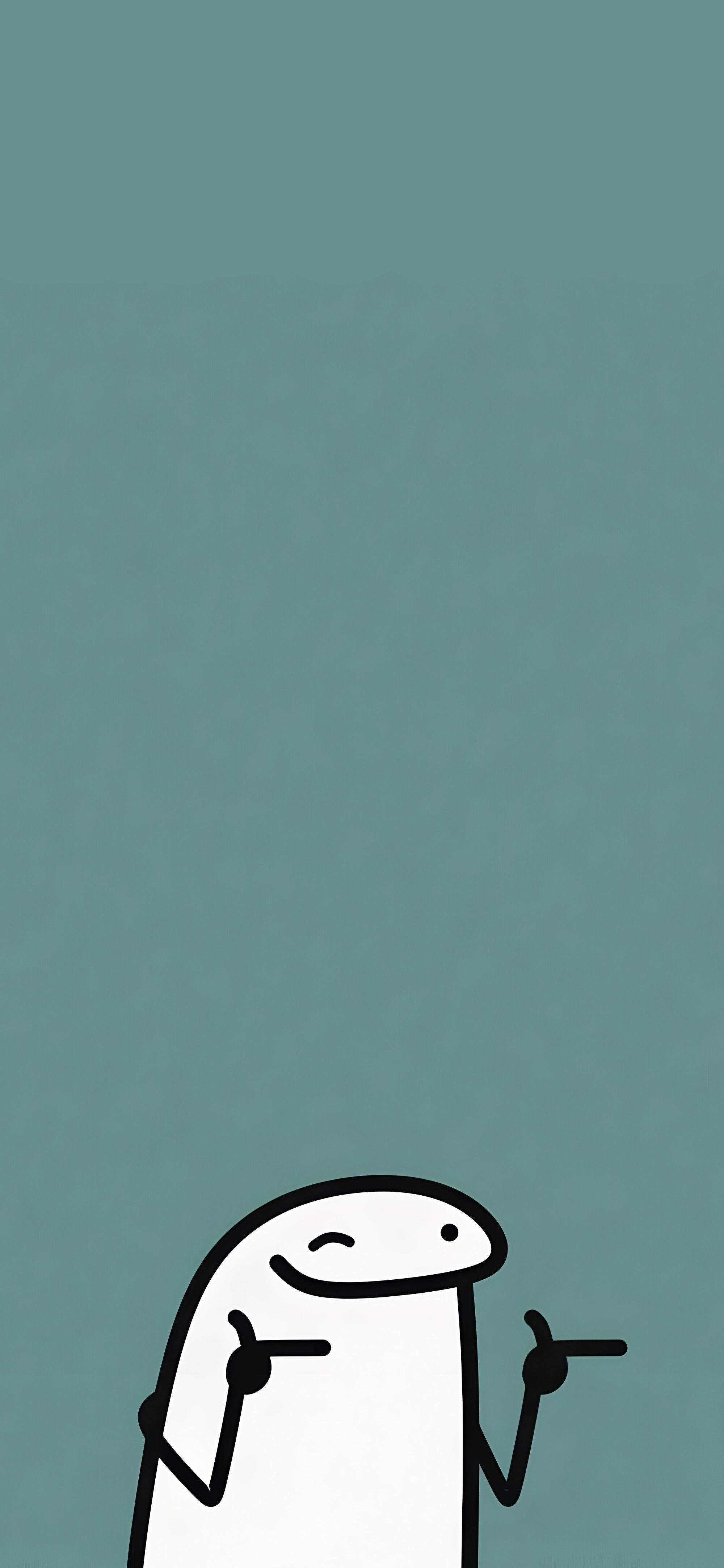 2000x4329 Winking Flork Minimalist Meme Wallpaper HD Wallpaper