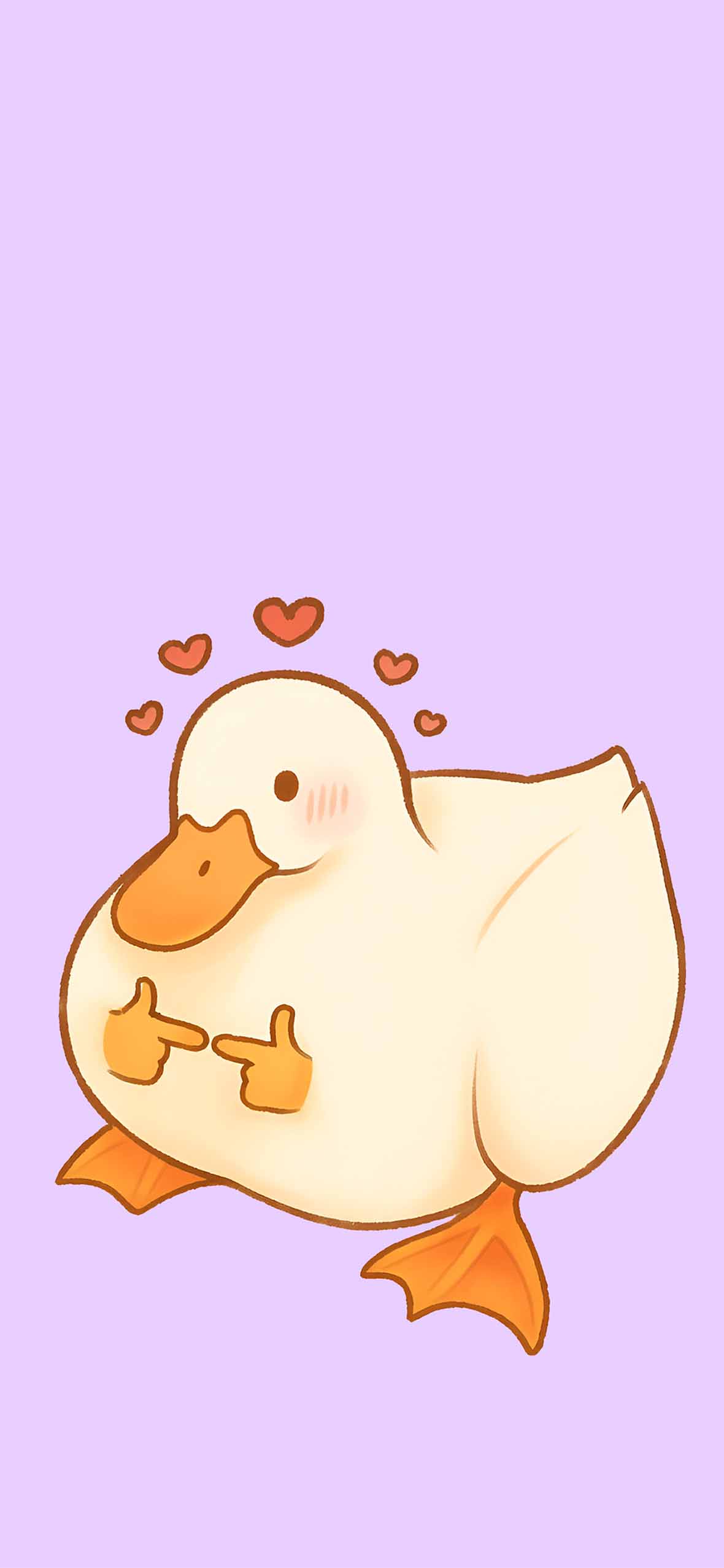 1180x2553 Cute Shy Goose Meme Wallpaper Aesthetic Wallpaper HD