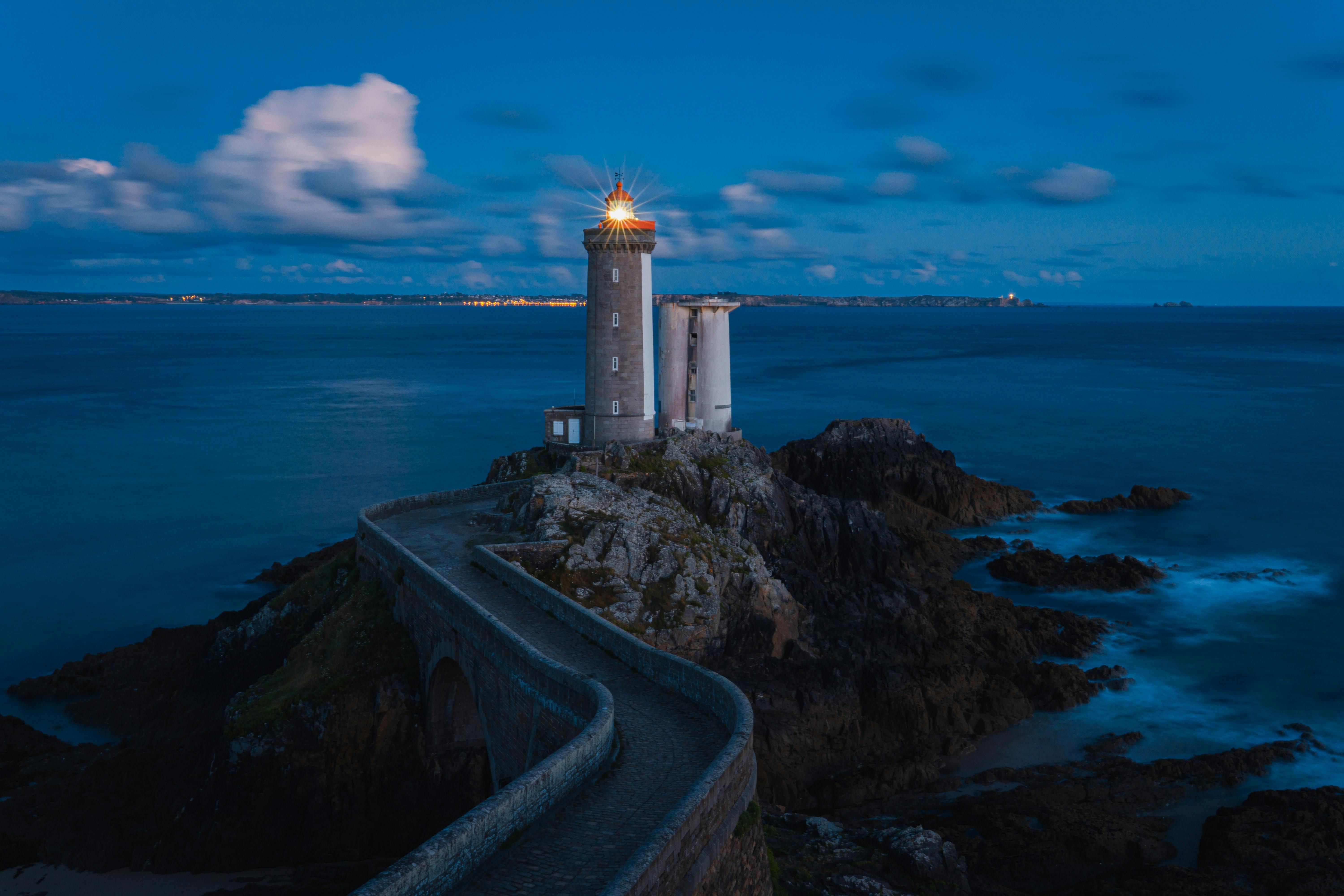 6000x4000 Petit Minou Lighthouse in France · Free