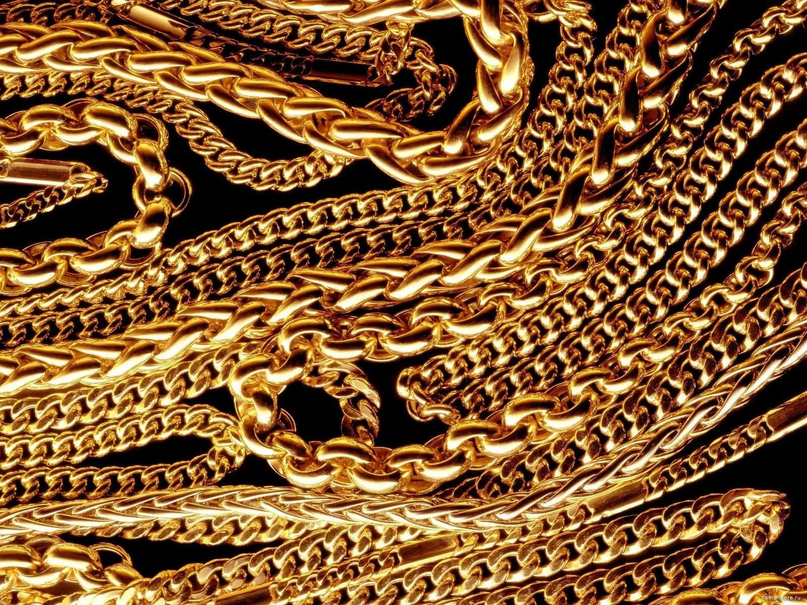1600x1200 Gold Chain Wallpaper