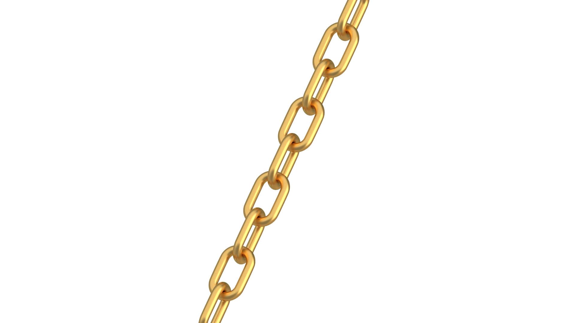 1920x1080 3D Chain Gold