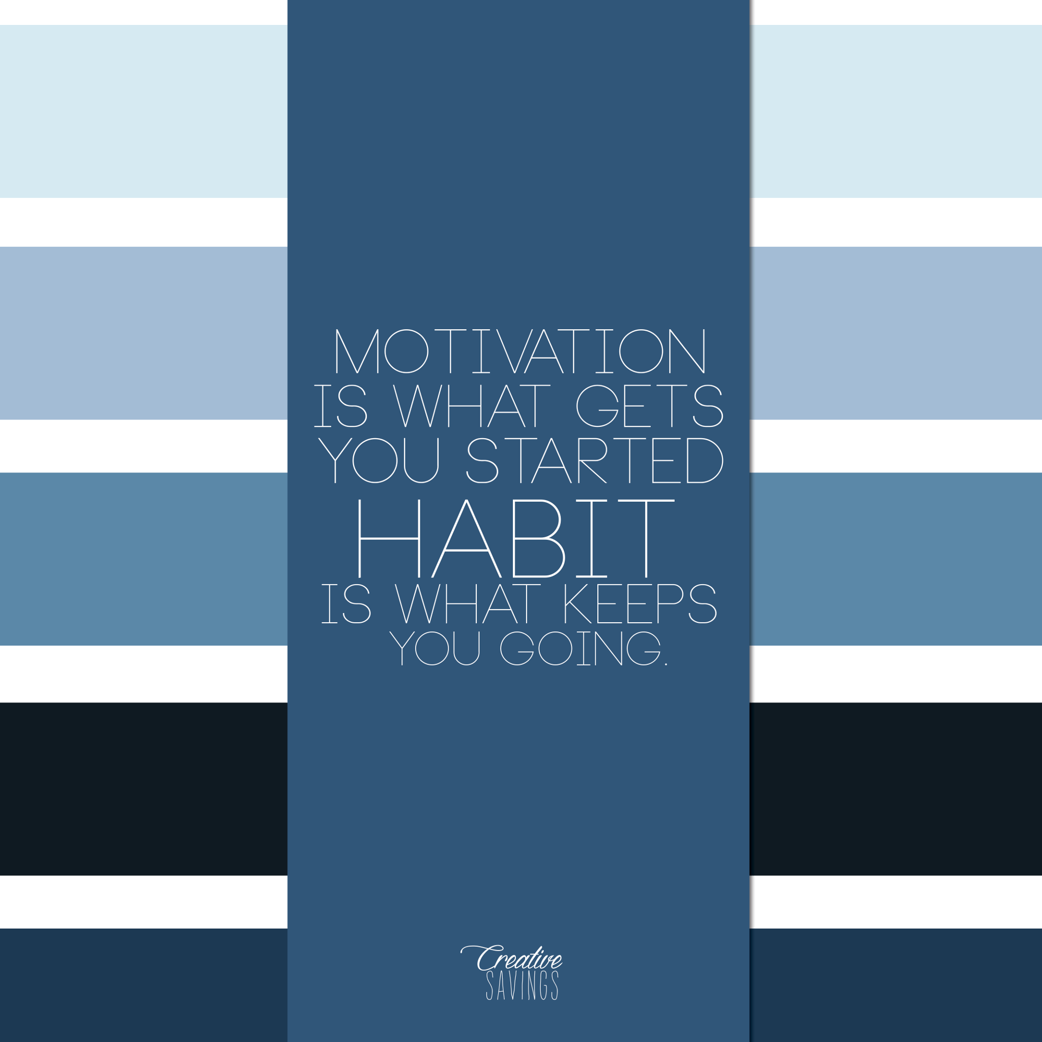 2048x2048 Habit Keeps You Going Wallpaper Background
