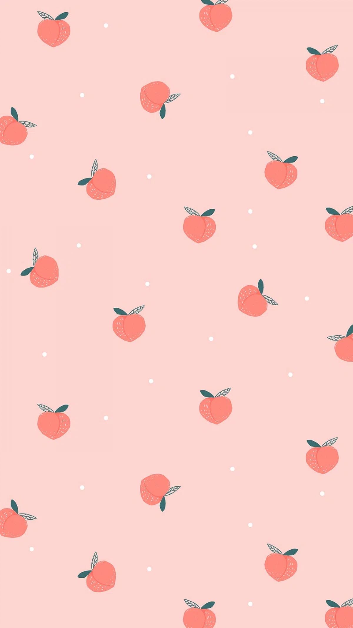 1200x2133 Cute Peach Pattern