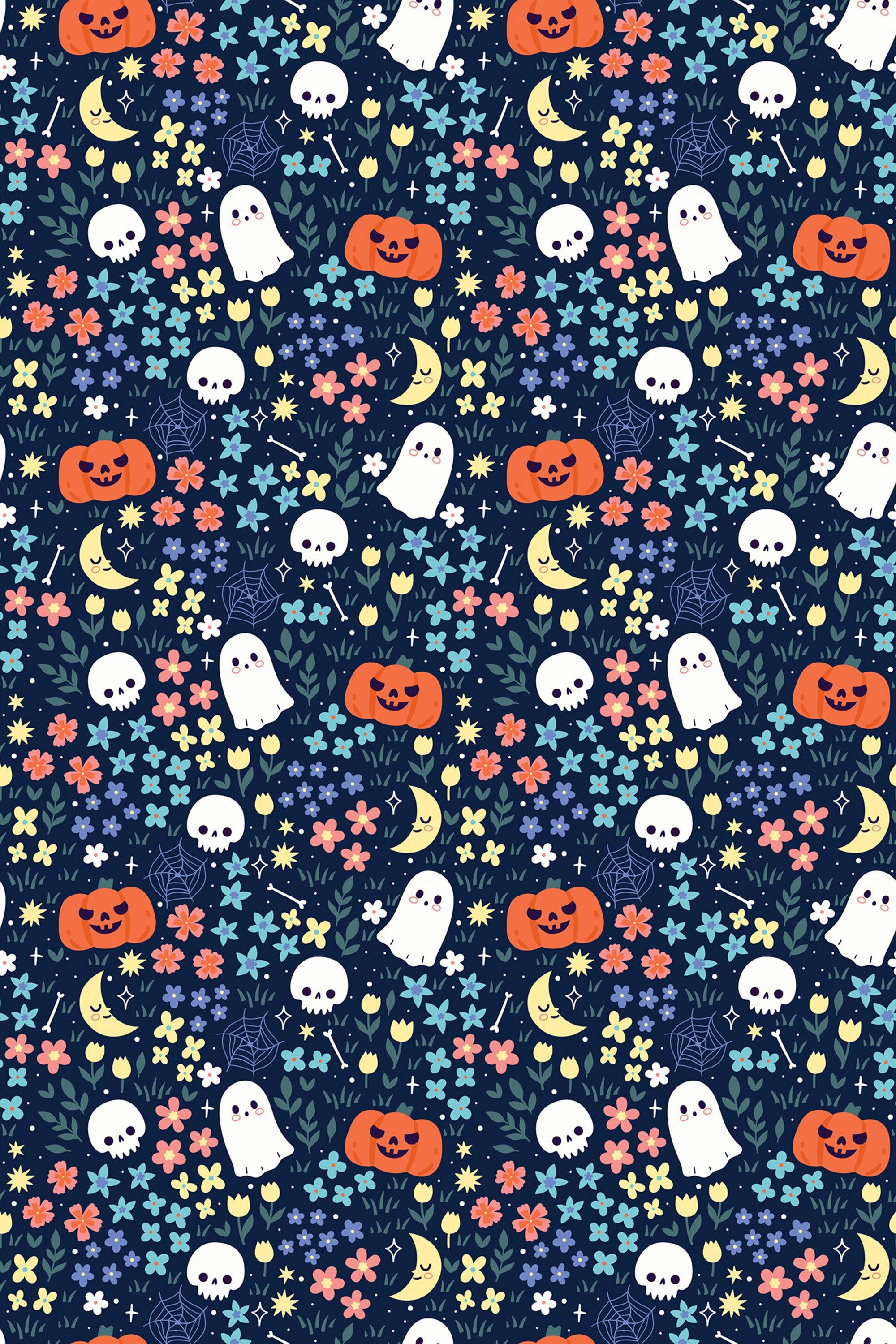 2000x3000 Cute Halloween Peel and Stick Removable Wallpaper