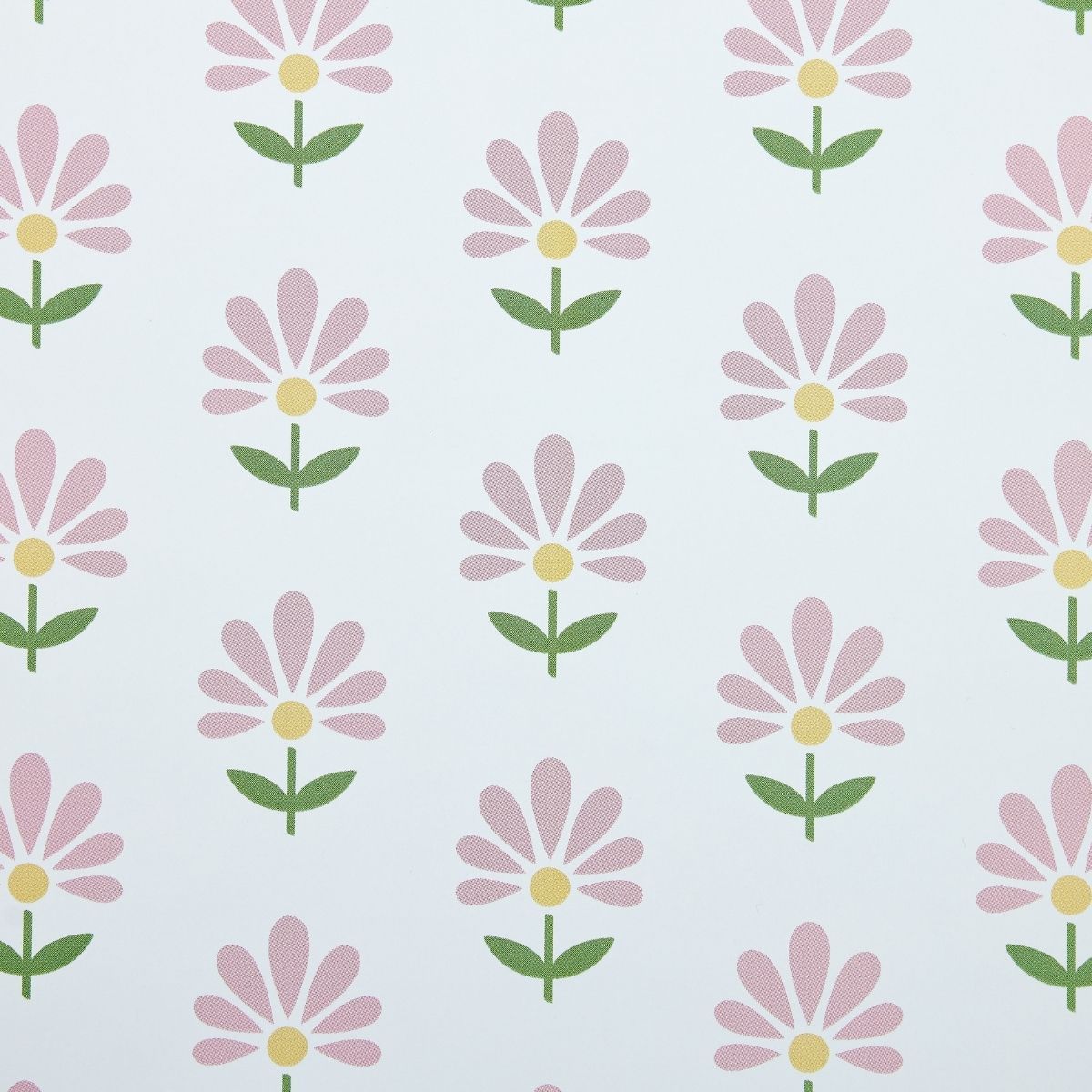1200x1200 Floral Block Print Wallpaper Swatch